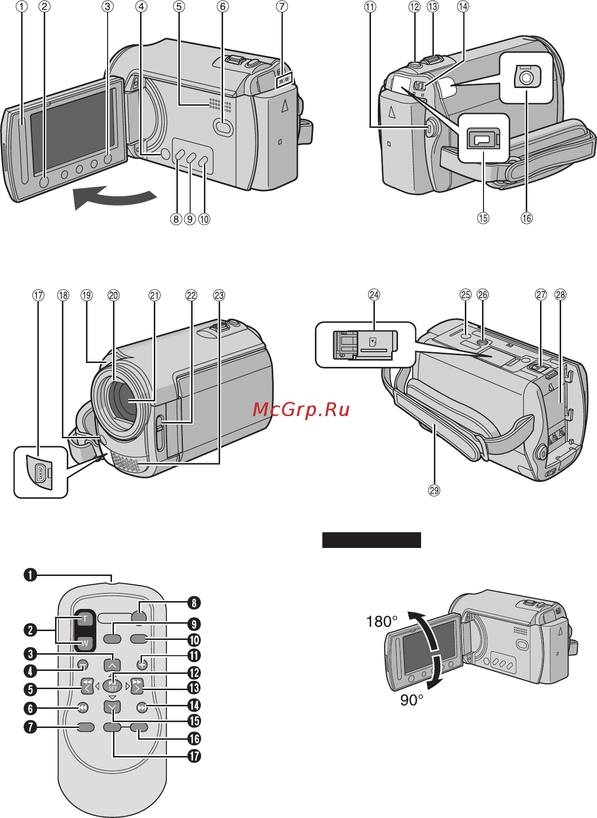 JVC GZ-MG335 H Silver [12/76] Указатель