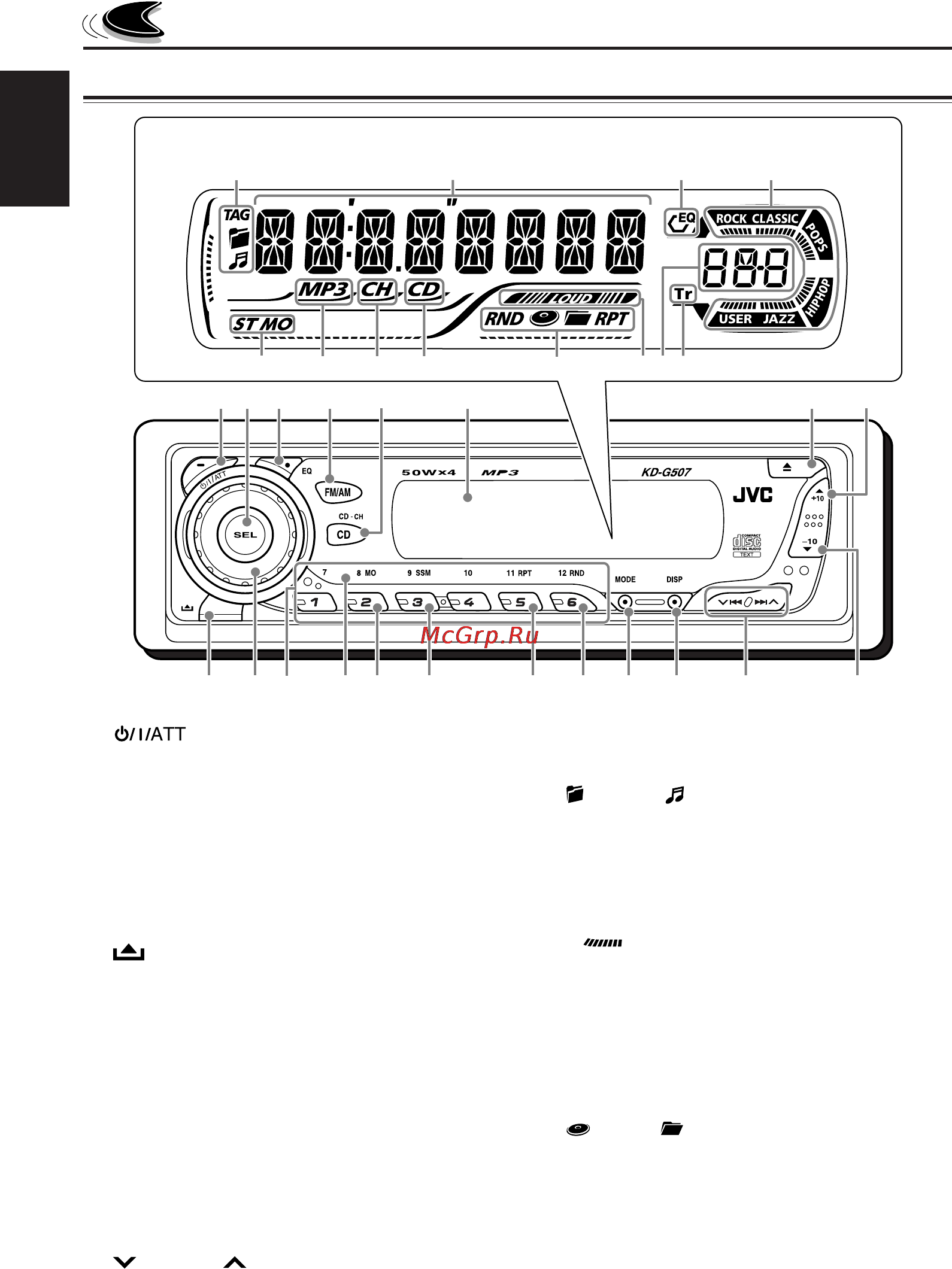 JVC KD-G507 [4/74] English