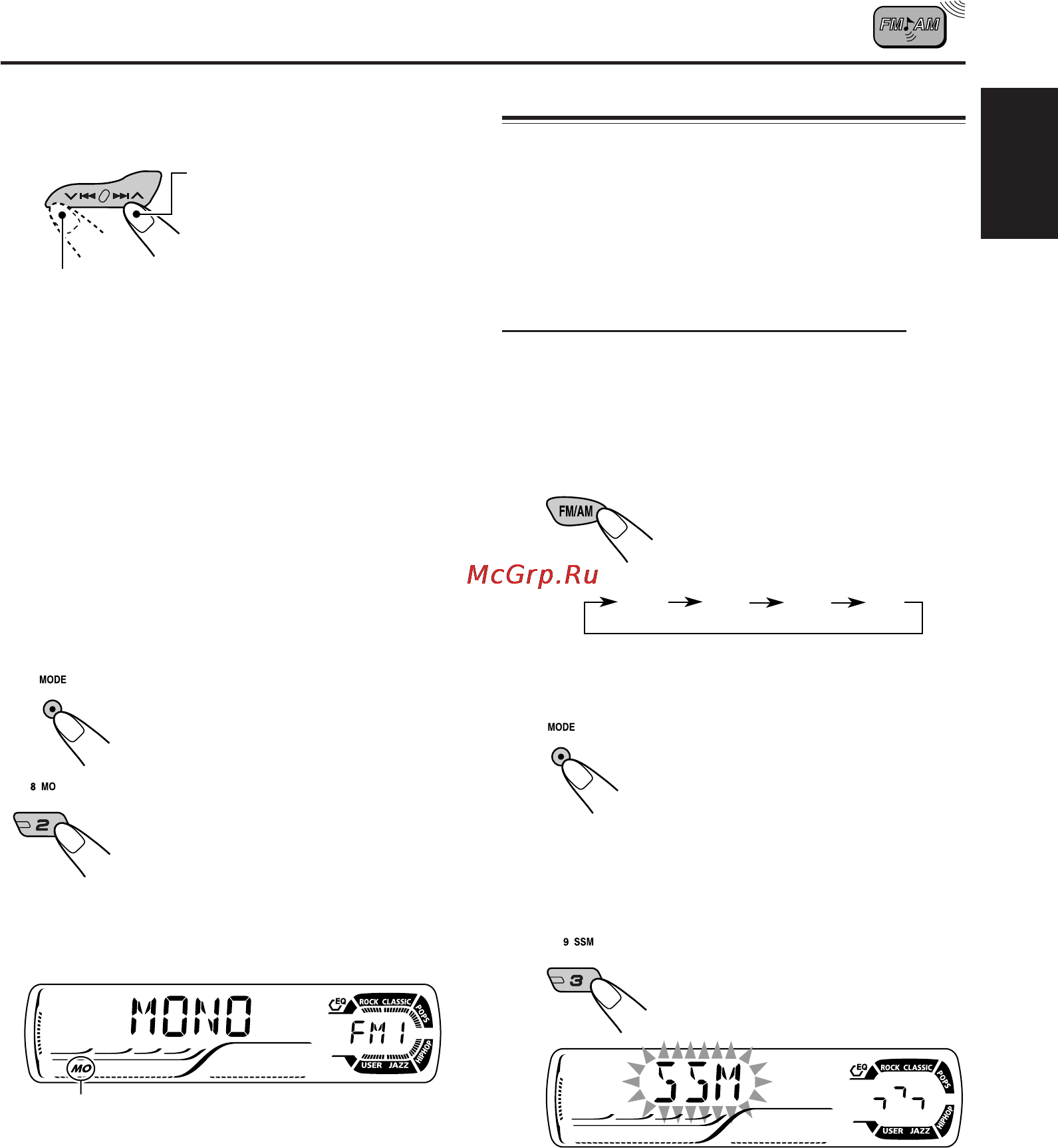 JVC KD-G507 [9/74] Storing stations in memory
