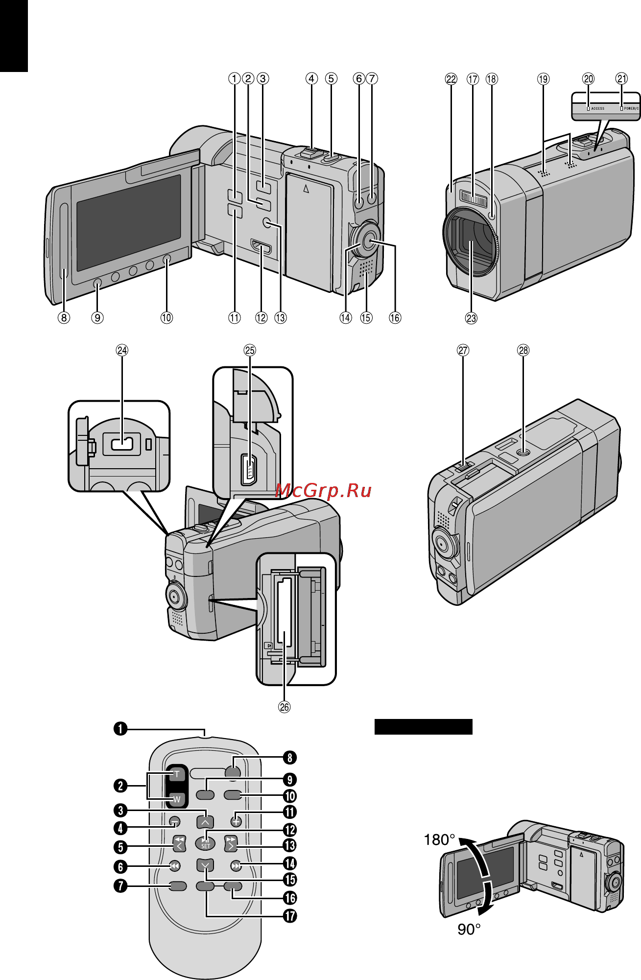 JVC GZ-X900ER [12/88] Указатель