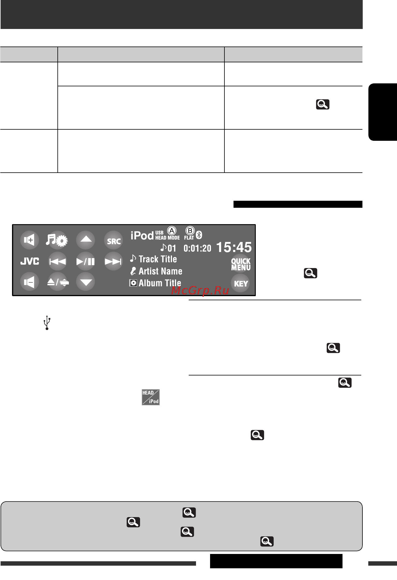 JVC KD-AVX77 EE [123/218] Прослушивание устройств ipod iphone