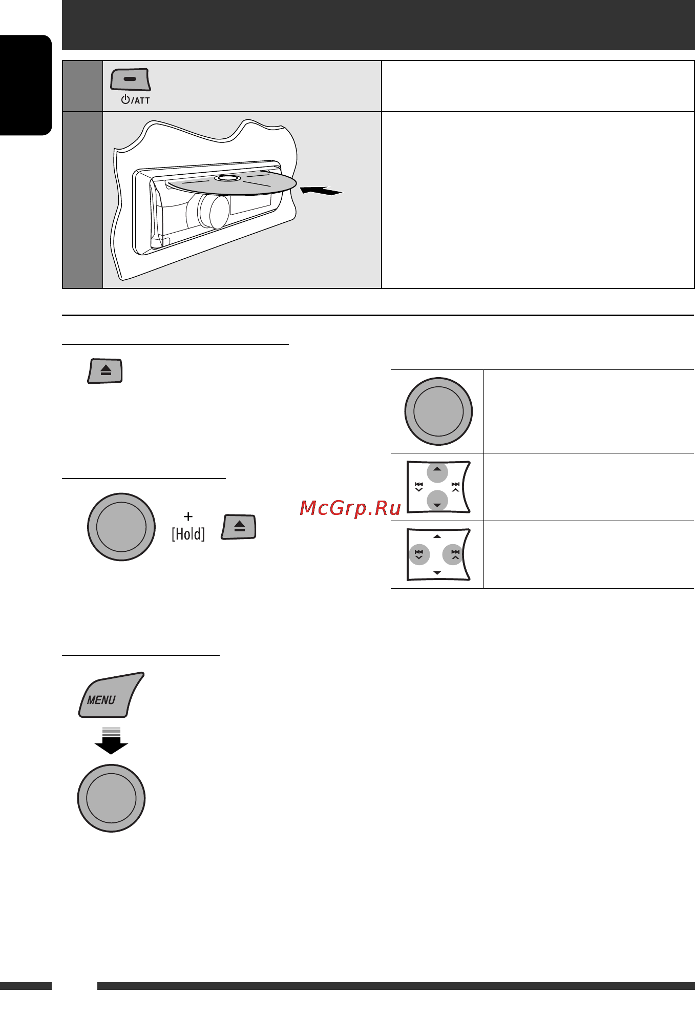 JVC KD-R402 EY [10/107] Disc operations
