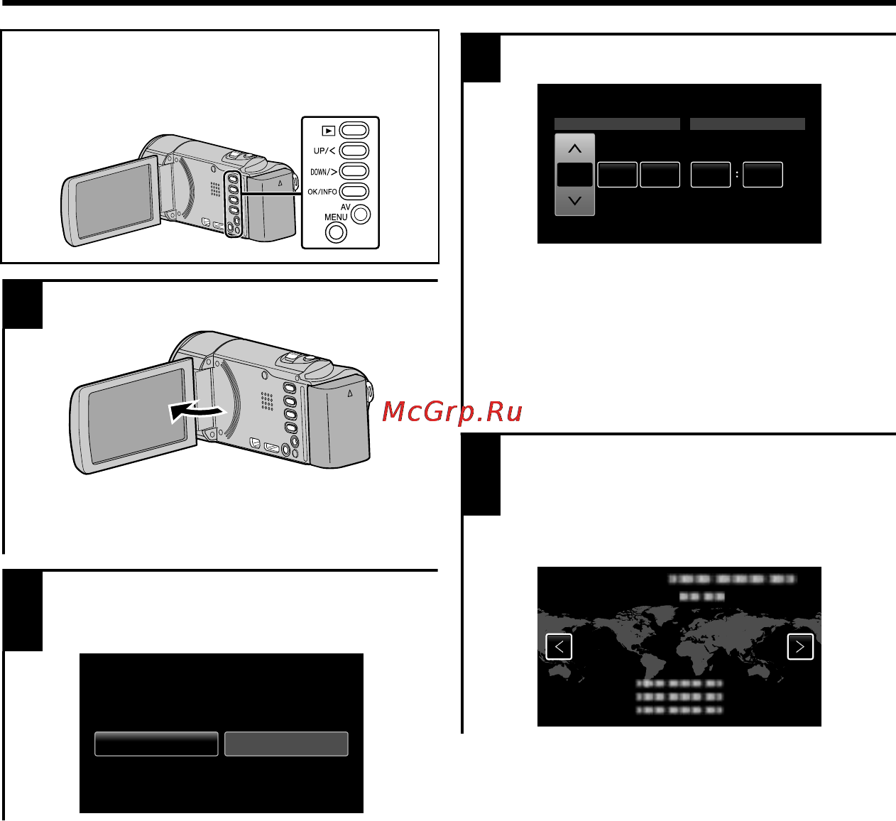 JVC GZ-HM430 SEU [58/100] Настройка часов