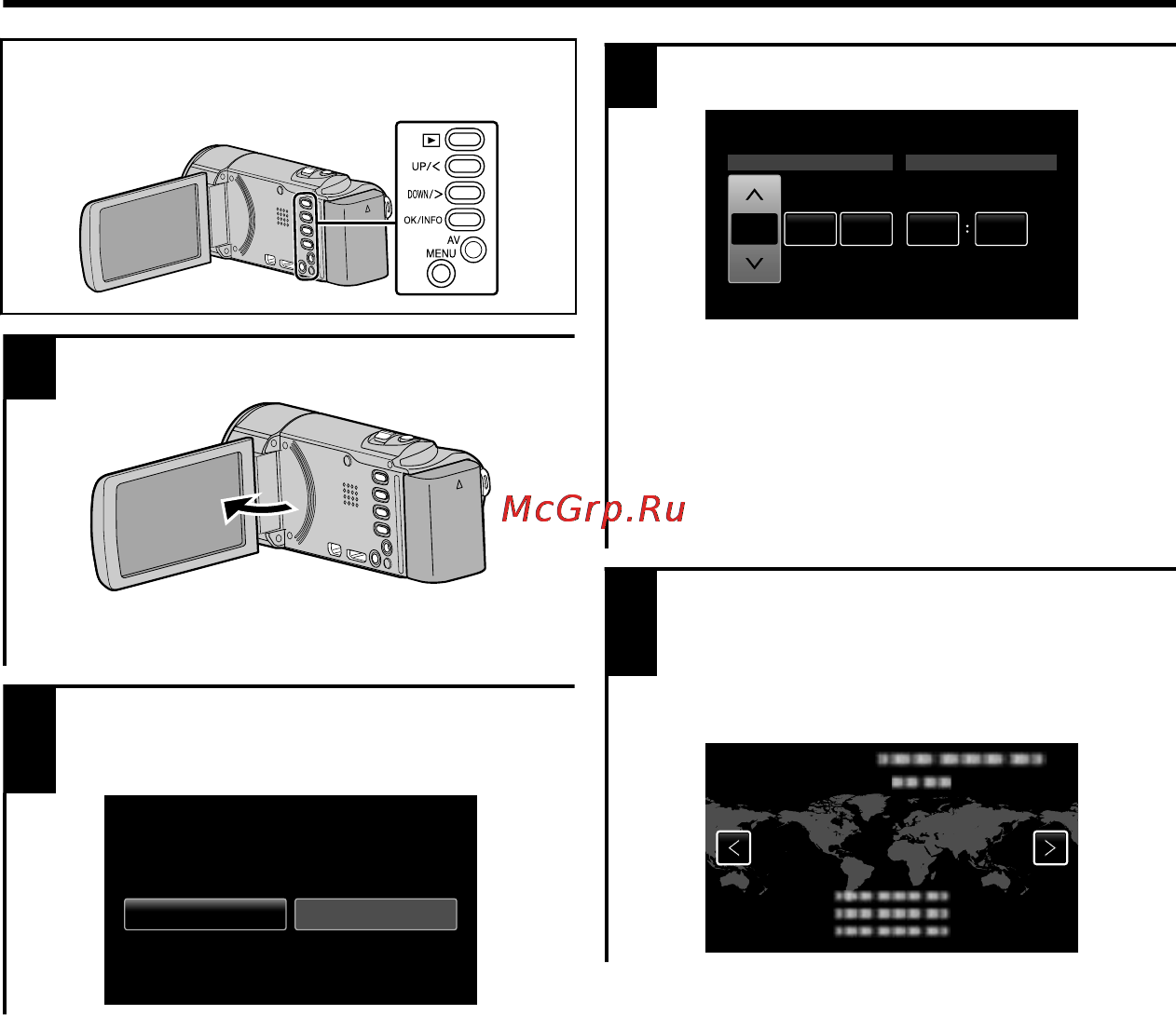 JVC GZ-HM430 SEU [84/100] Виставлення годинника