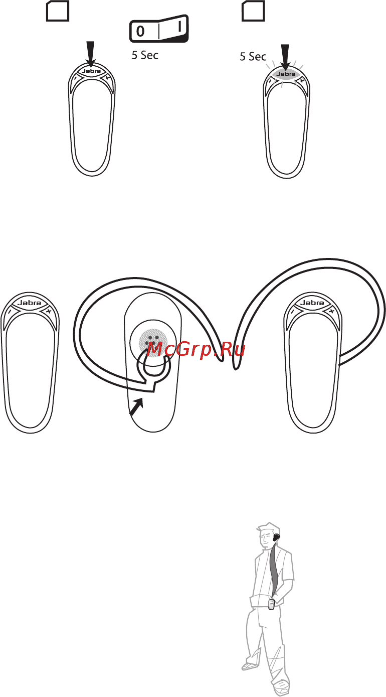 Jabra BT3010 [8/16] Возможность ношения на любом ухе