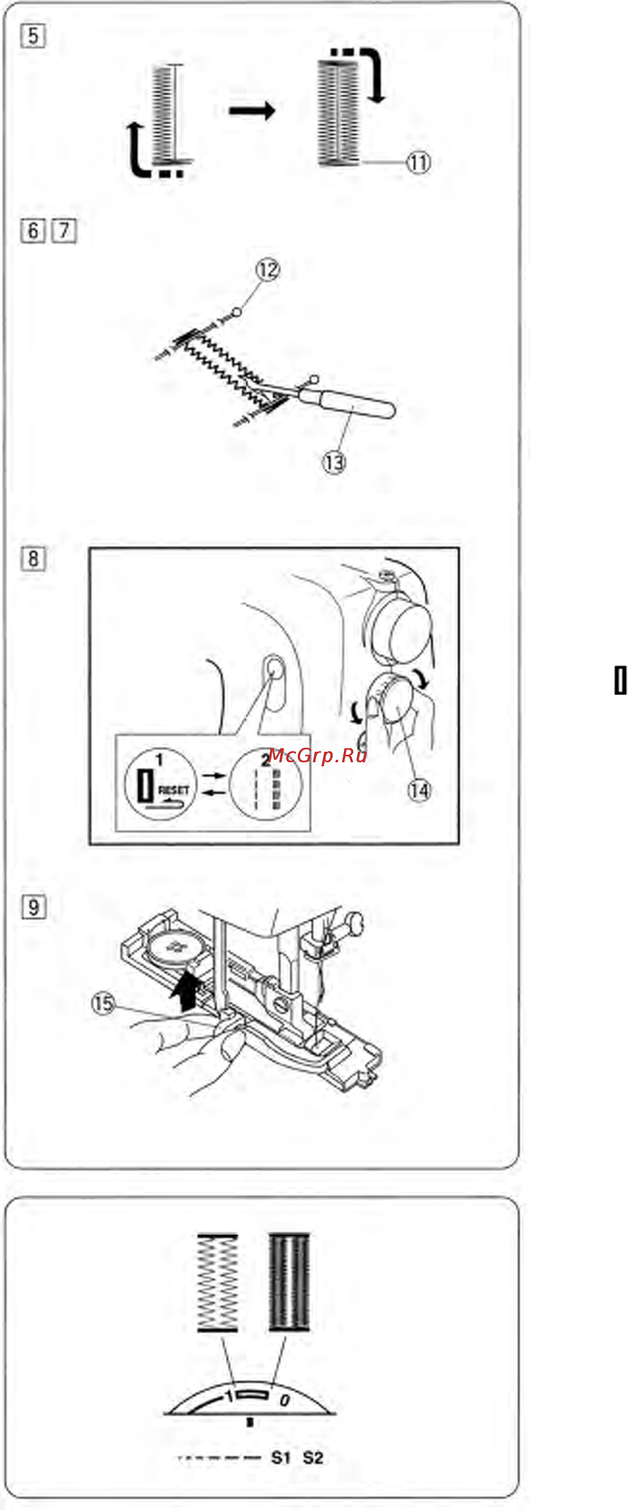 Janome 4045 [20/32] Изменение плотности петли