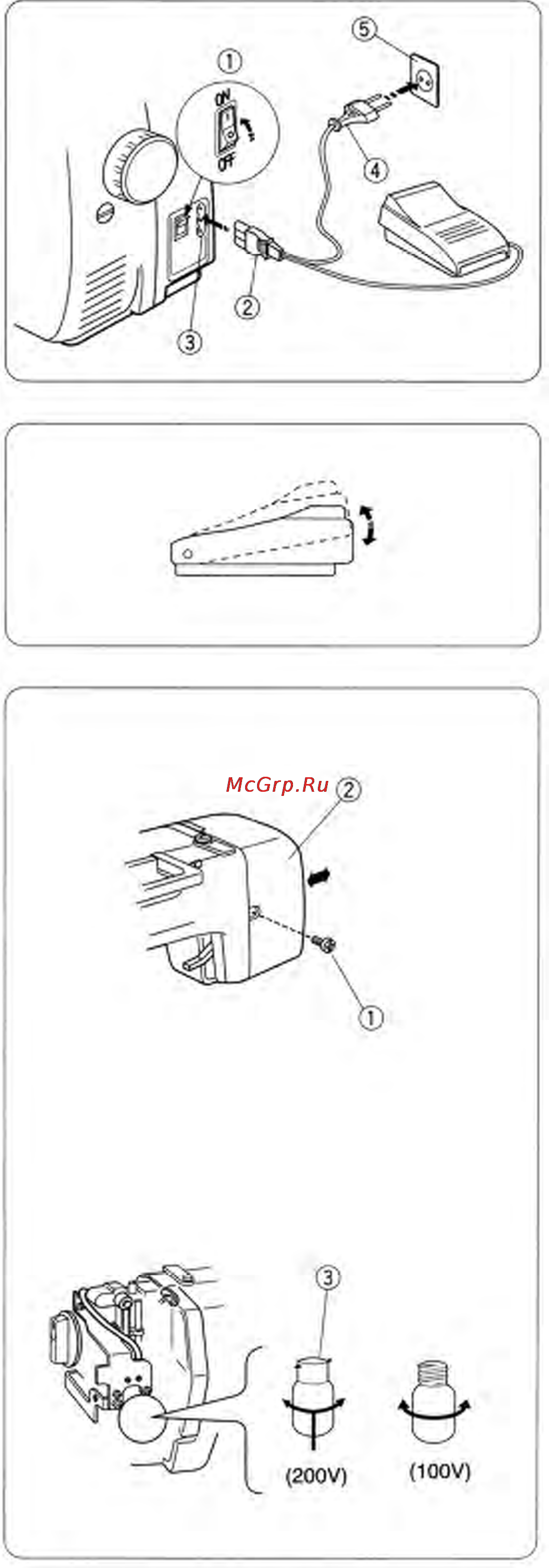 Janome 4045 [7/32] Раздел ii подготовка к шитью