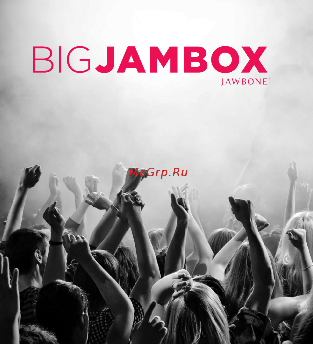 Jawbone BigJambox Red Dot J2011-02-EMEA Инструкция по эксплуатации онлайн