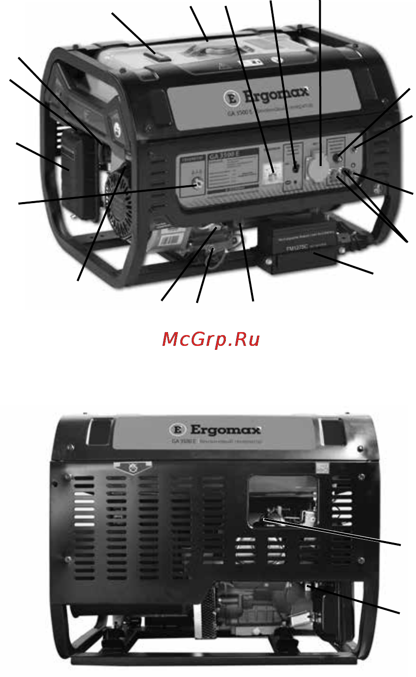 Ergomax GA3500E Руководство по эксплуатации онлайн [6/20] 704517