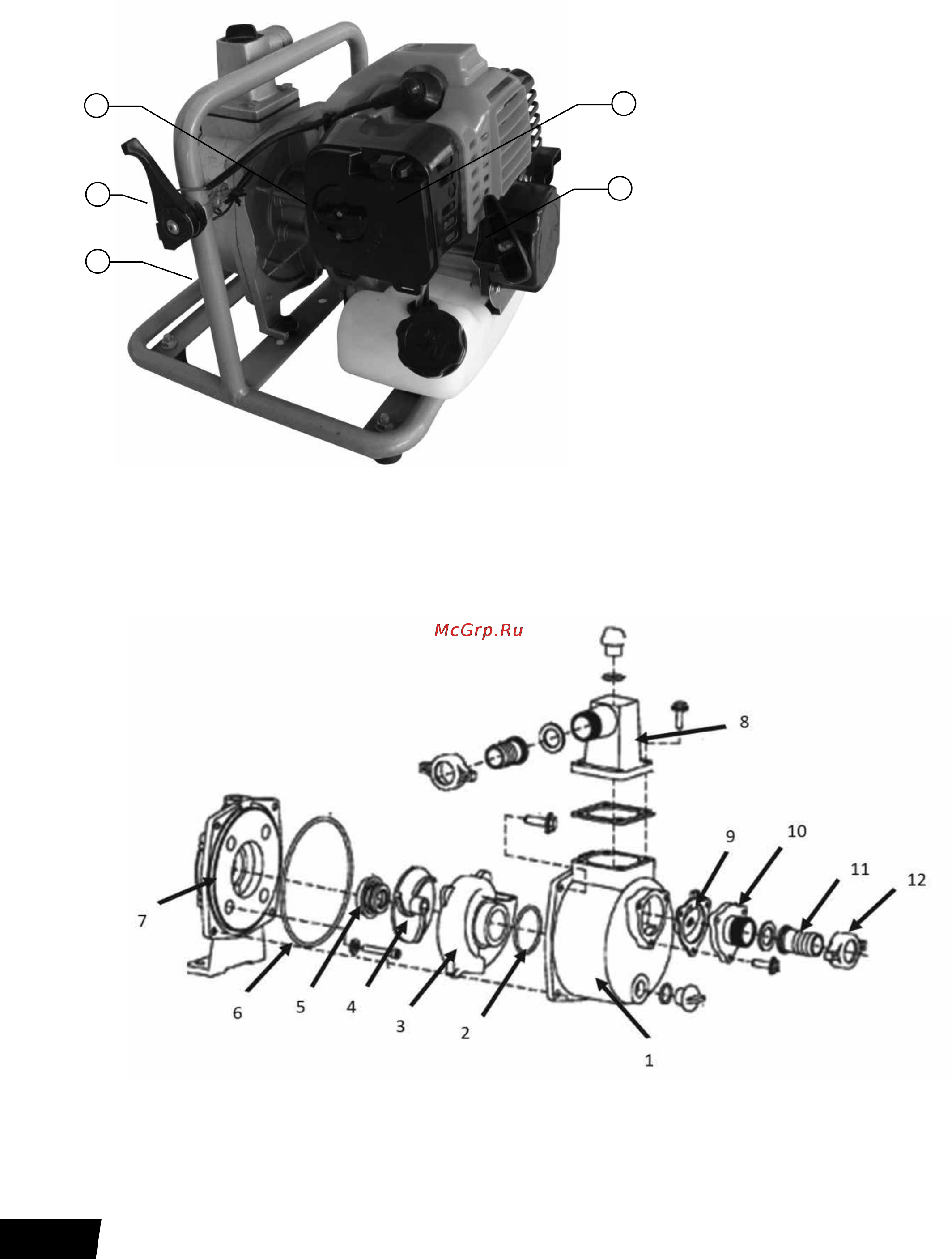 Ergomax WP-25E [6/20] Расположение основных узлов и органов управления