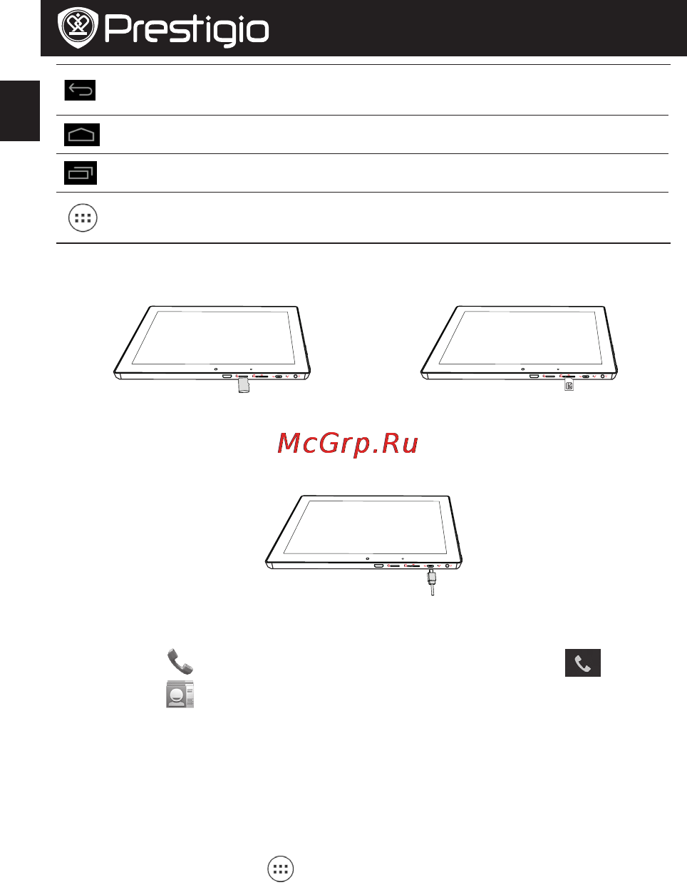 Prestigio MultiPad 4 Diamond 10.1 3G [42/104] Početak