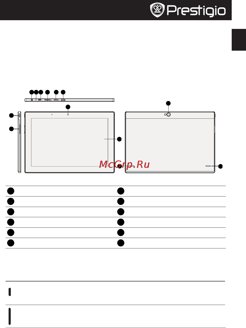 Prestigio MultiPad 4 Diamond 10.1 3G [57/104] Atidarius pakuotę