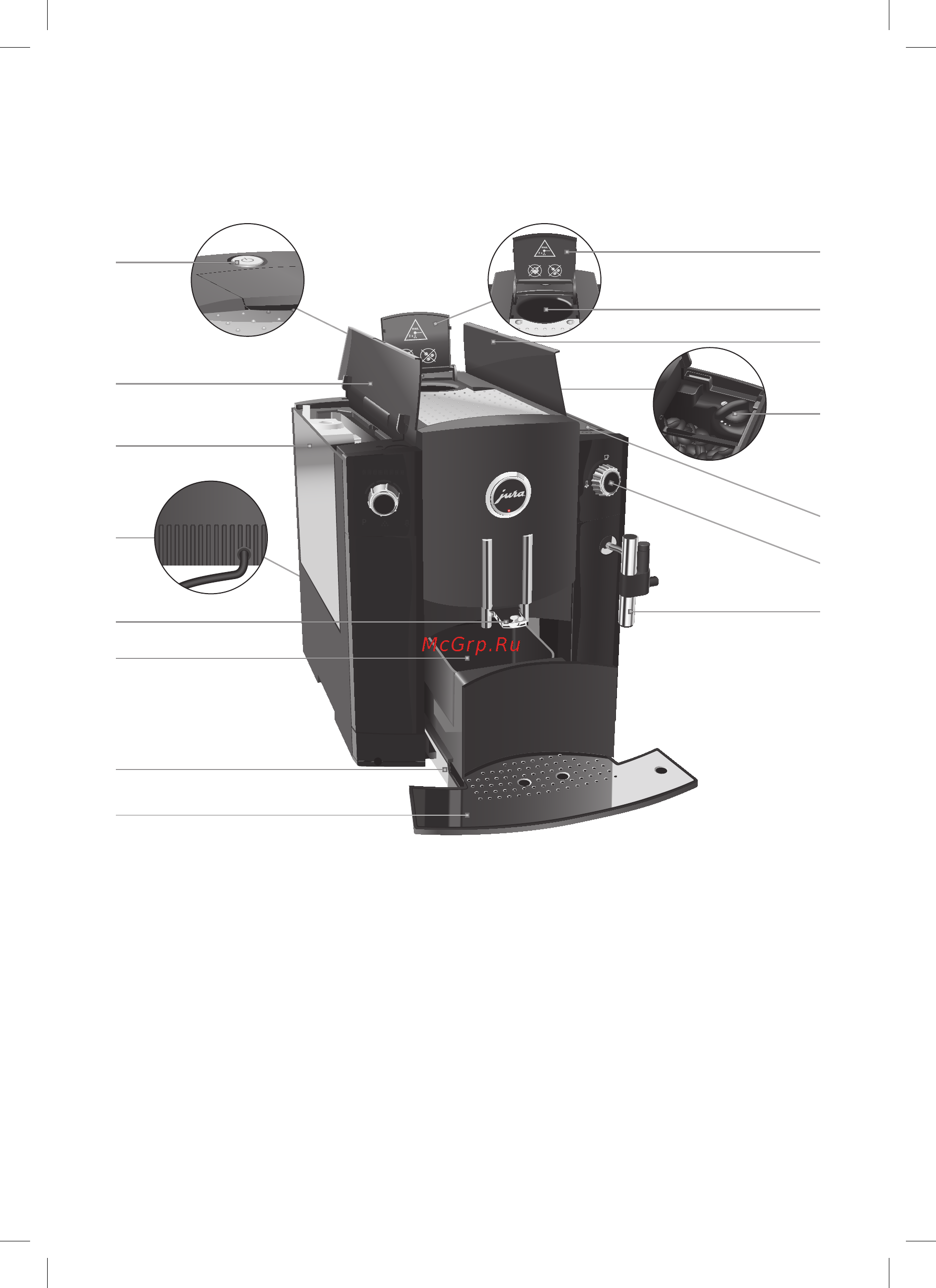 Jura Impressa C60 Pianoblack [4/60] Элементы управления