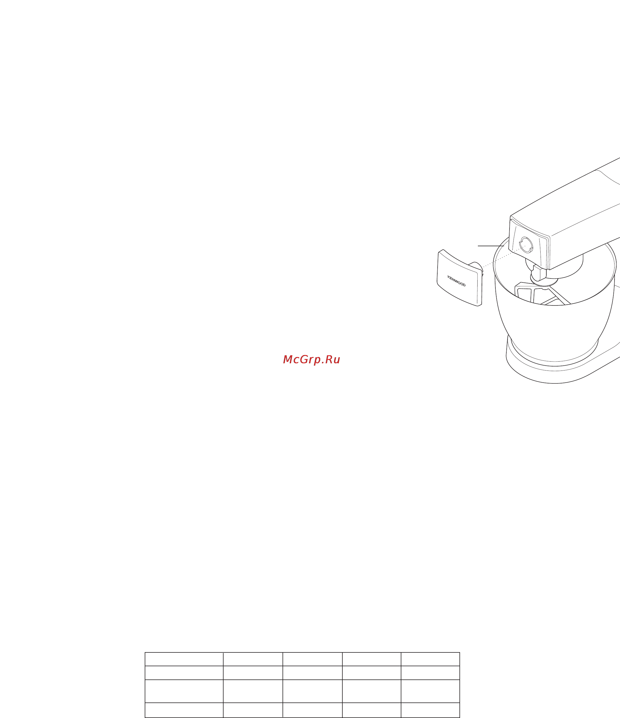 Kenwood OWKM636002 (KM636) [7/9] Очистка и обслуживание
