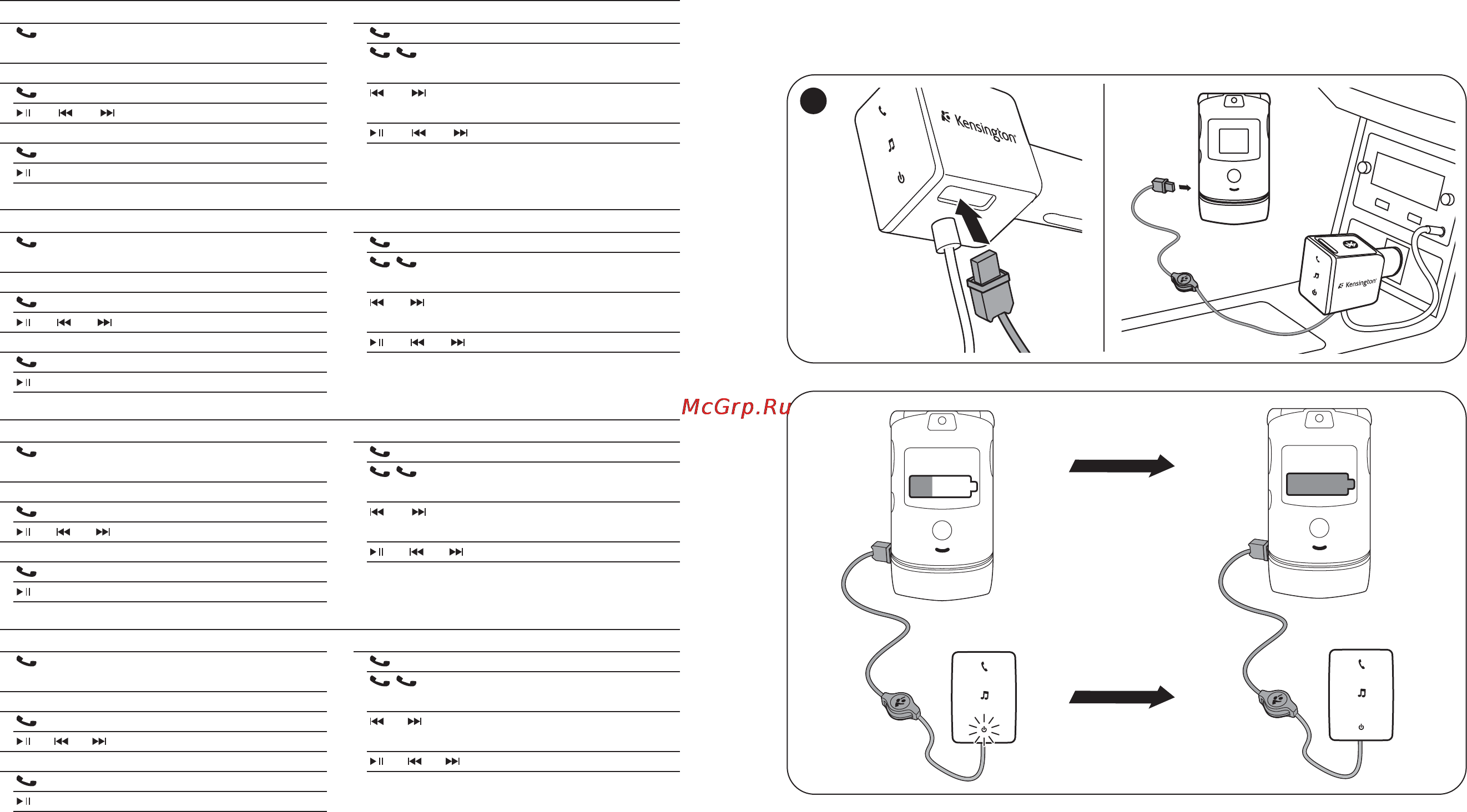 Kensington 33428EU [5/12] Az usb kábelt külön kell megvásárolni