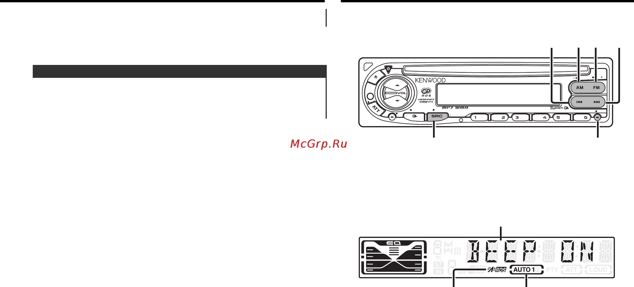 Kenwood KDC-W4527 GY [55/104] Система меню