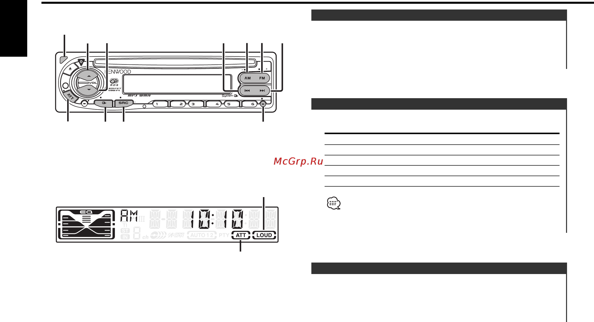 Kenwood KDC-W4527 Y [8/104] General features