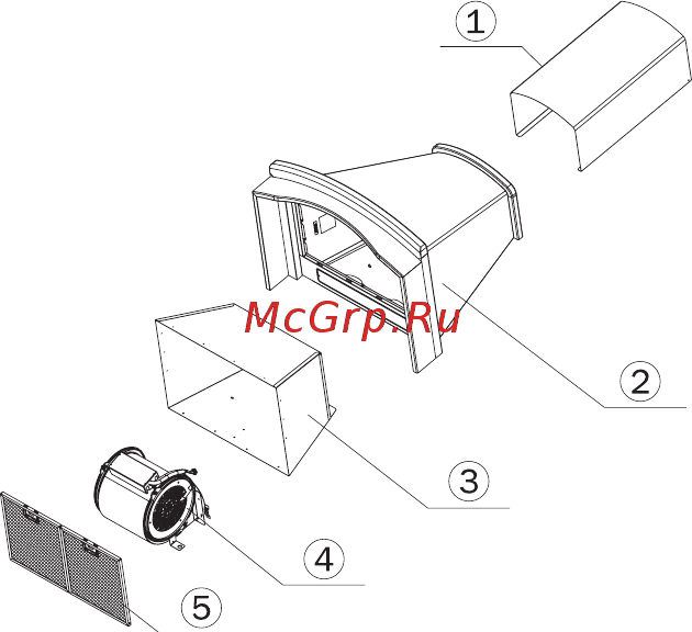 MBS Jasmin White 160 [4/16] Конструкция вытяжки
