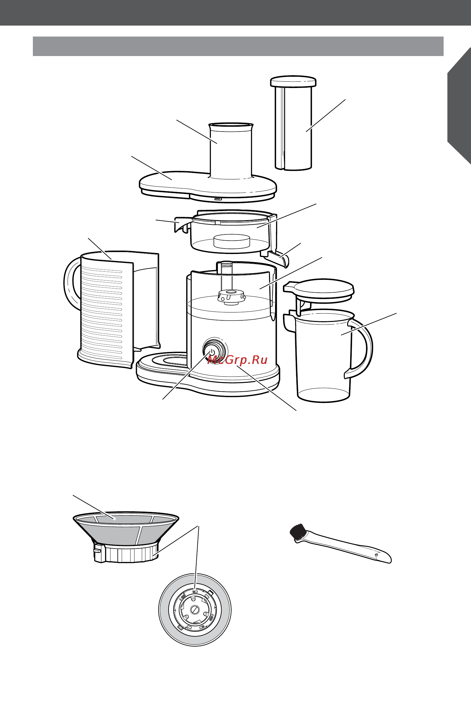KitchenAid Artisan 5KVJ0333ECA [5/16] Части и их характеристики