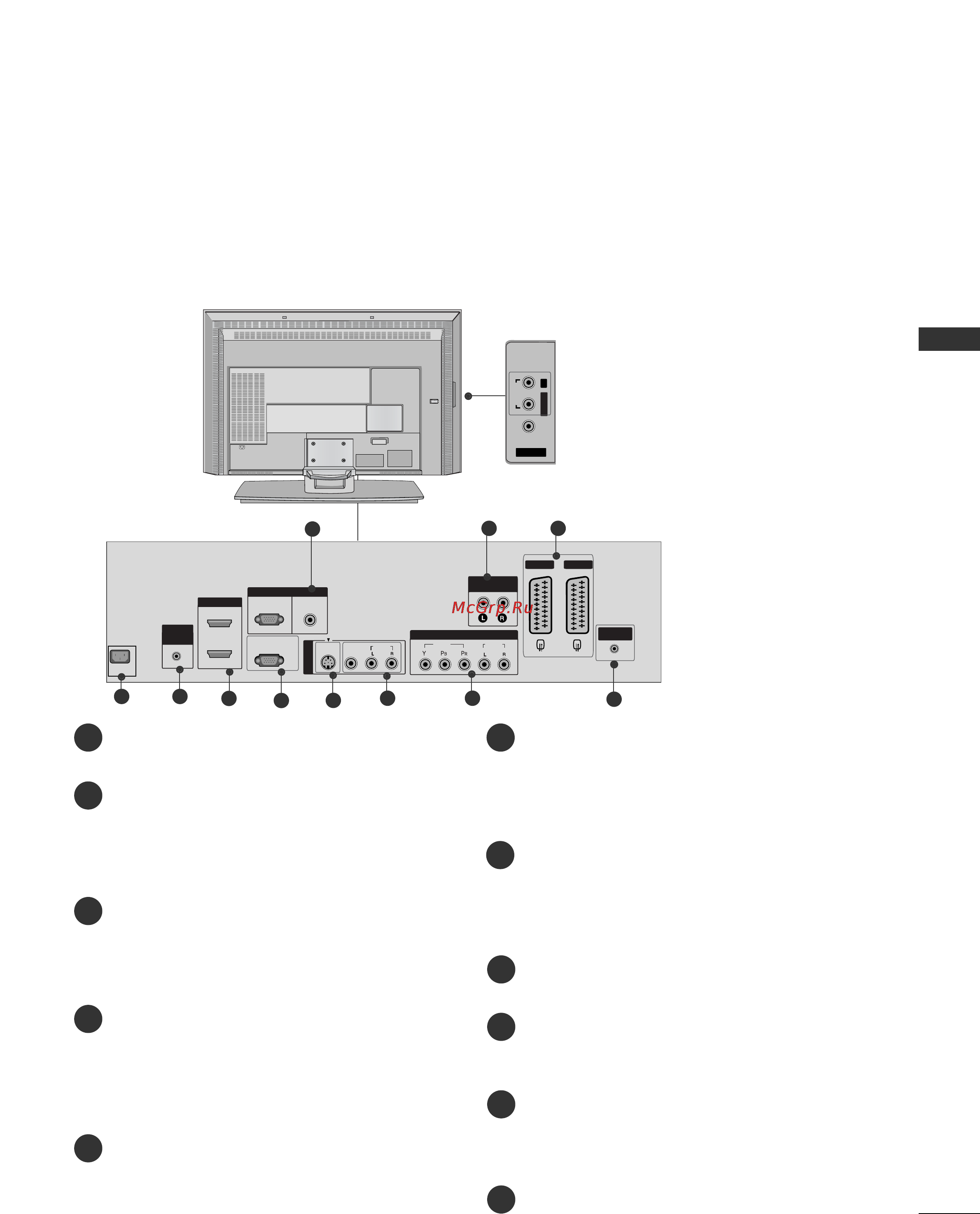 LG 42 LC3 R [11/80] Варианты подключения