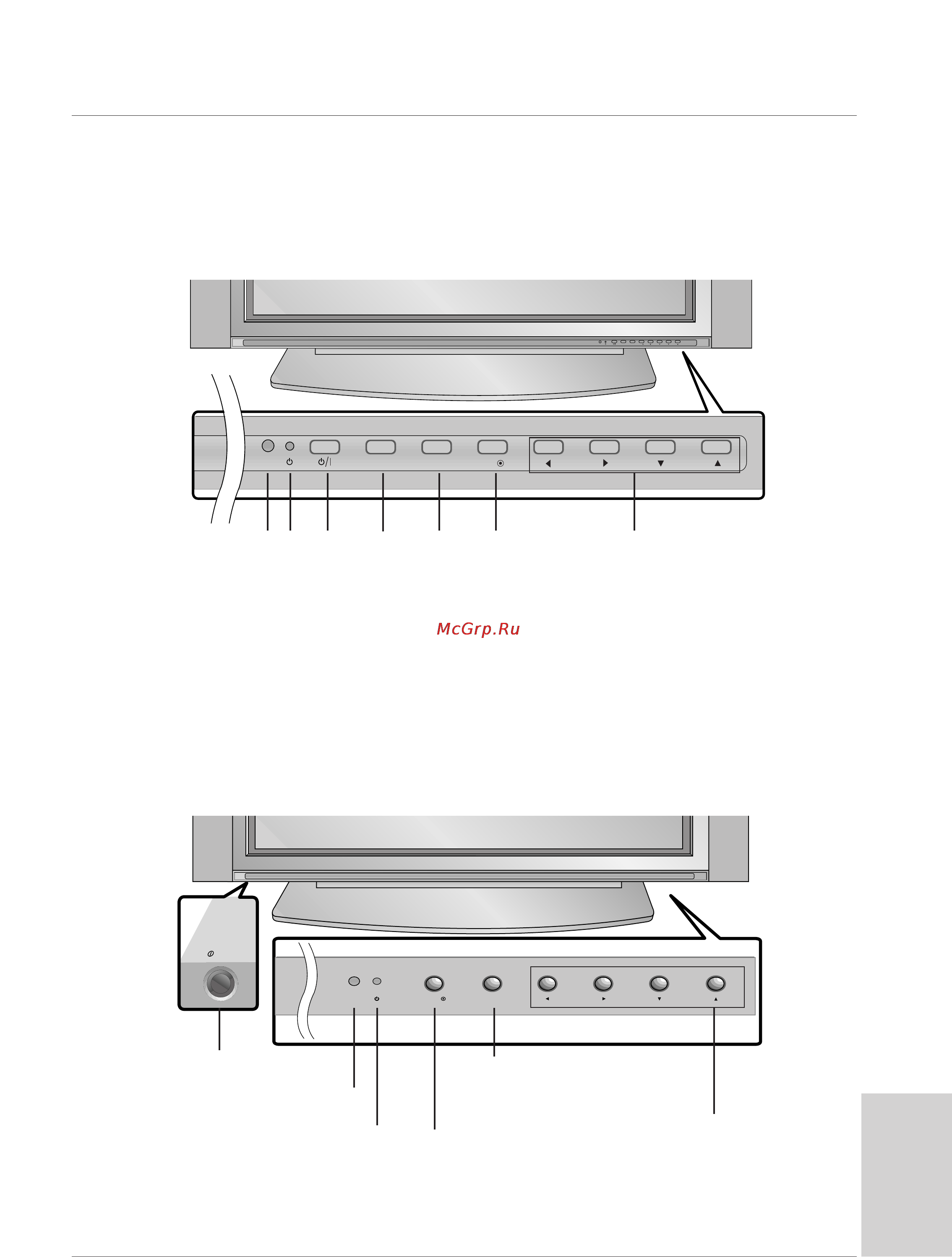 LG 42PX3 RVA [7/44] Местоположение и функции органов управления