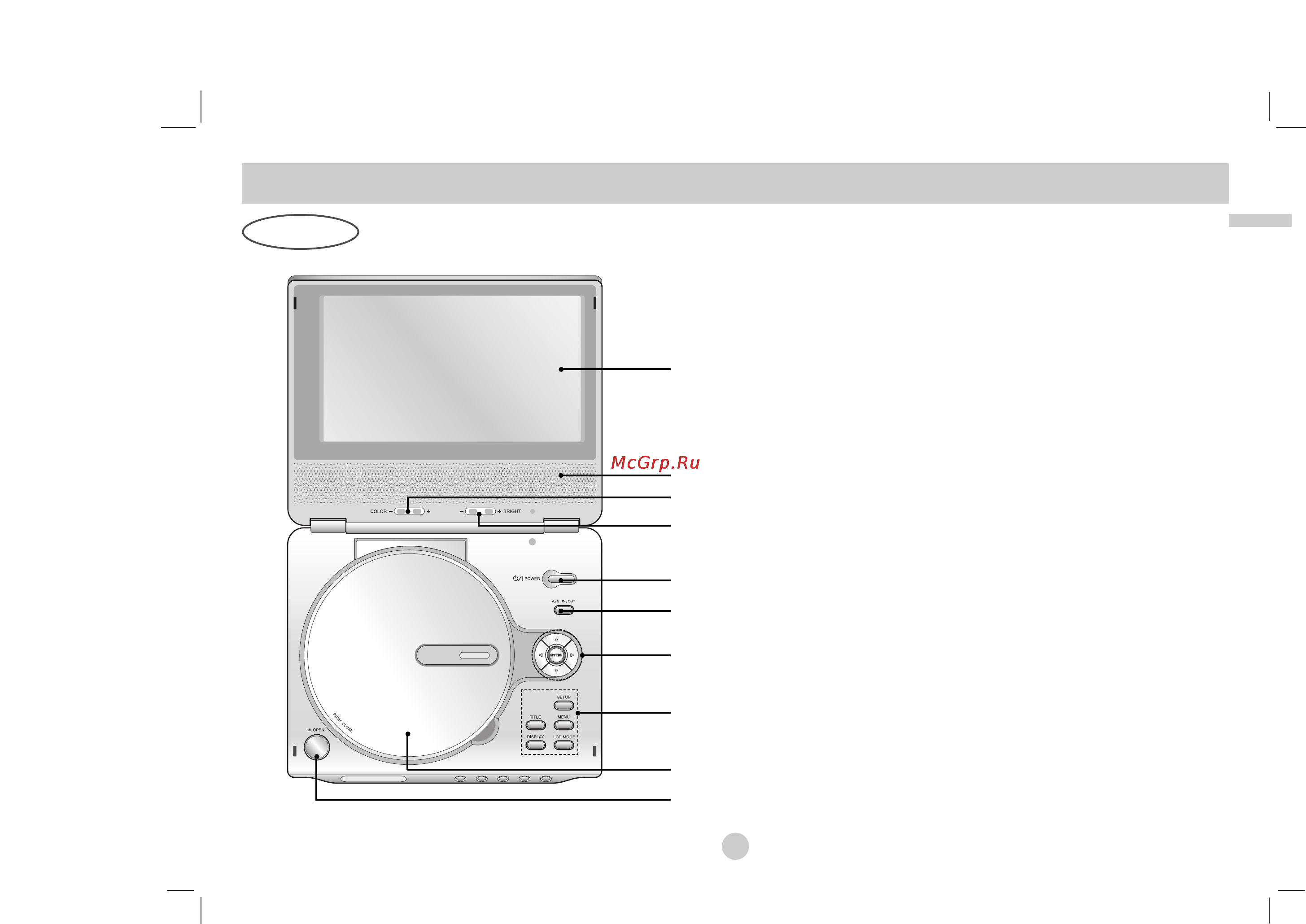 LG DP-9821 PM [9/45] Выбор и отмена меню настроек