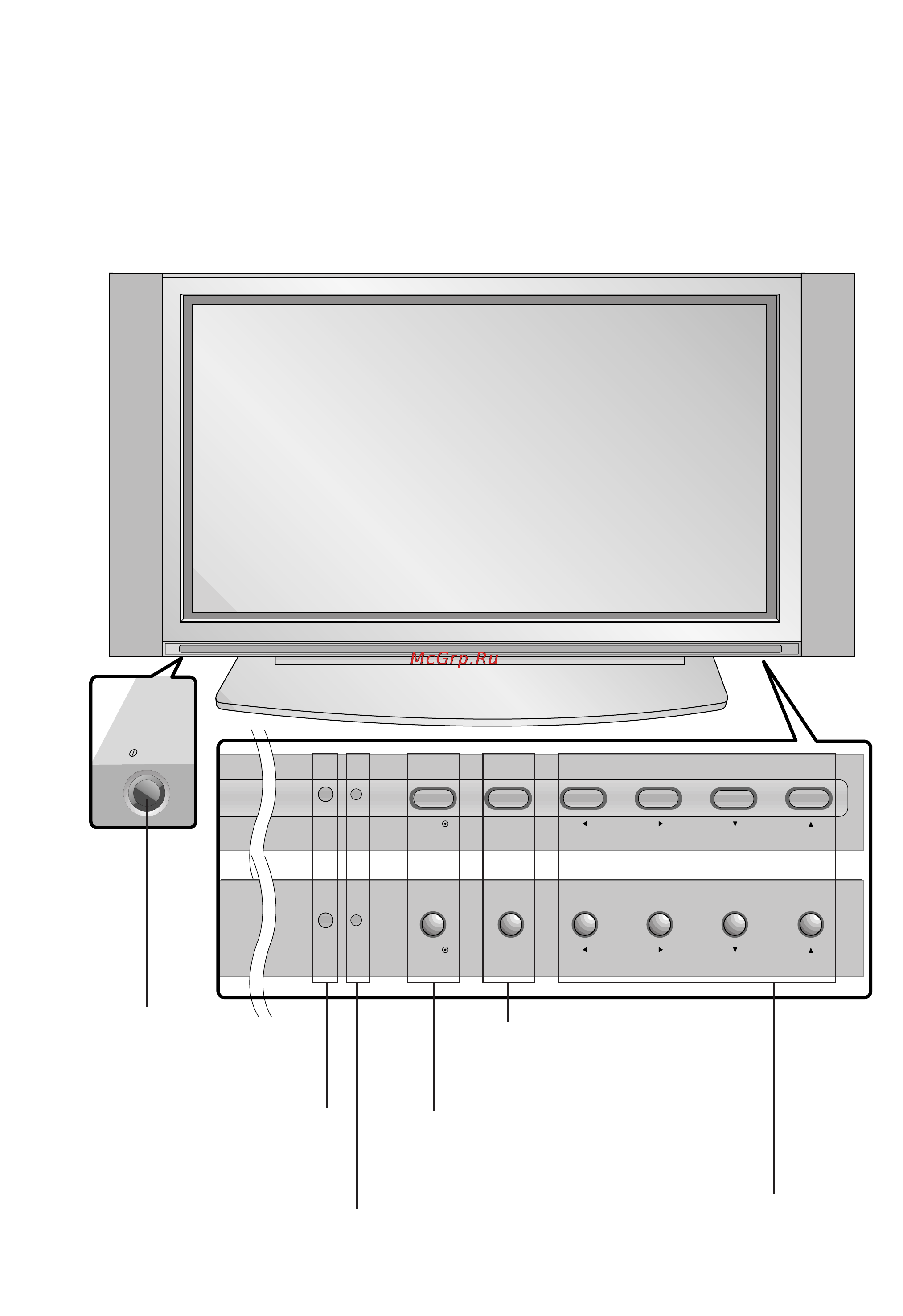 LG RT-42 PX10 [7/44] Местоположение и функции органов управления