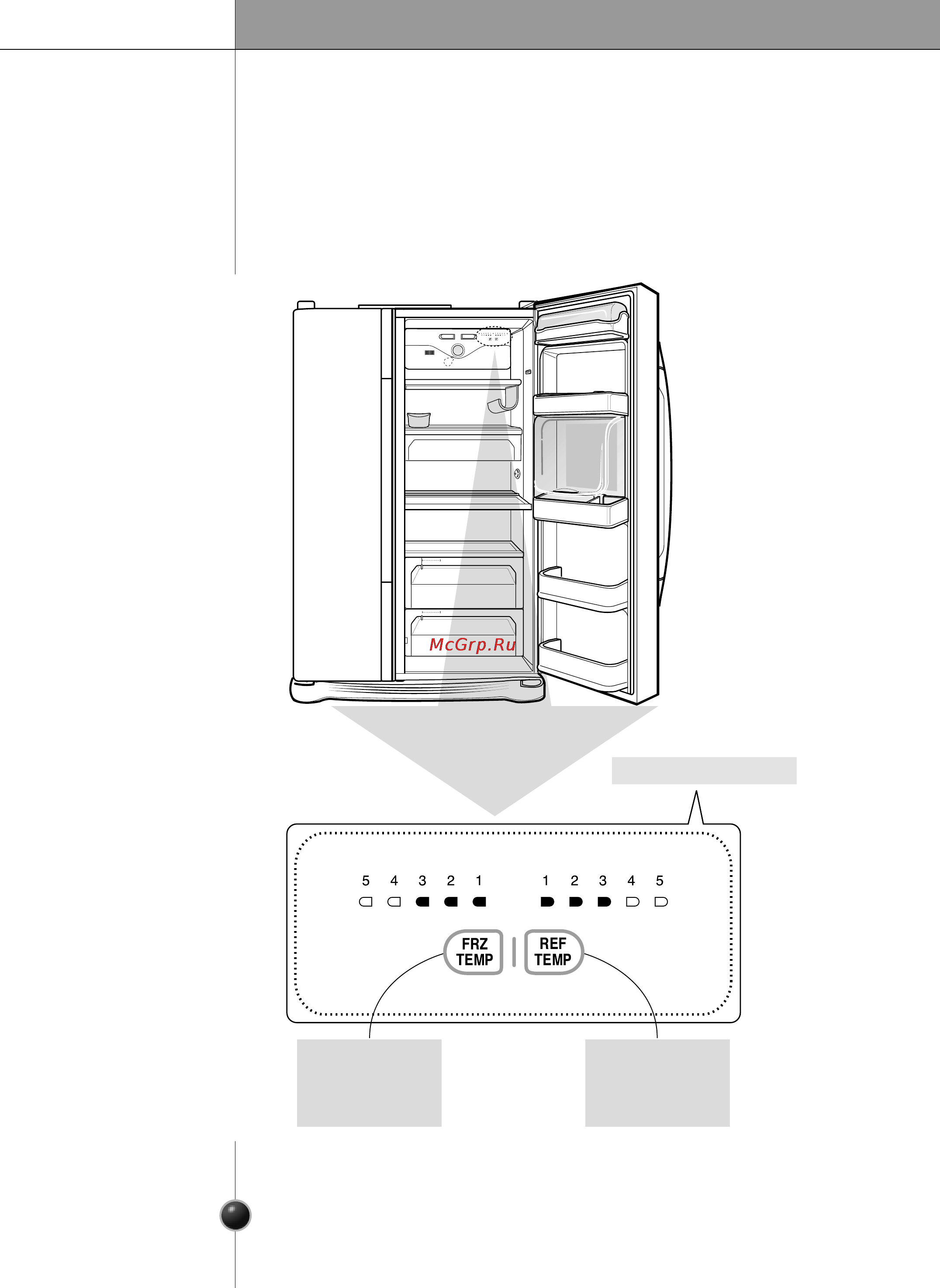 LG GR-B197 GVCA [8/21] Выбор температуры и режимов работы
