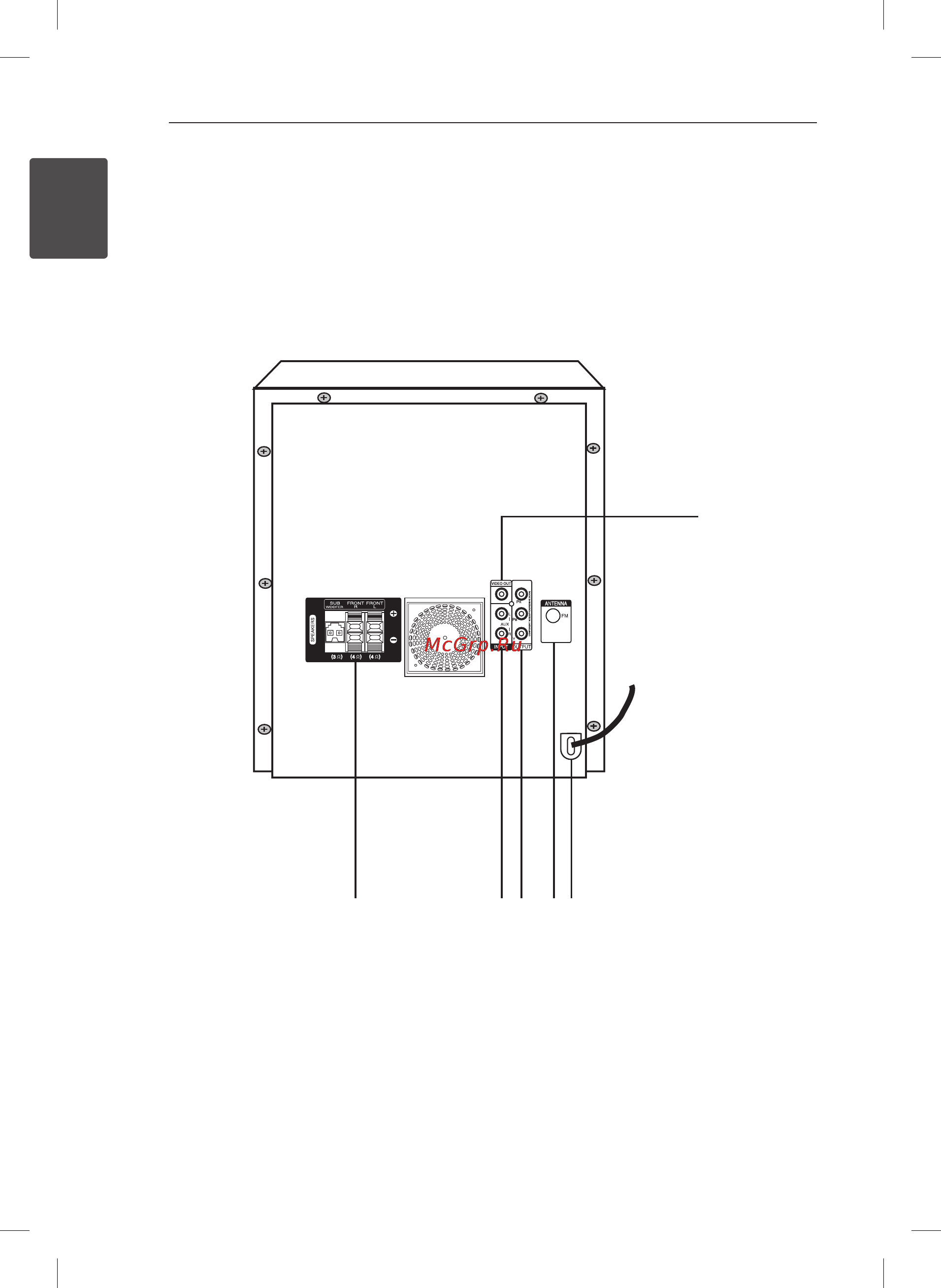 LG DM5640K [12/44] Задняя панель