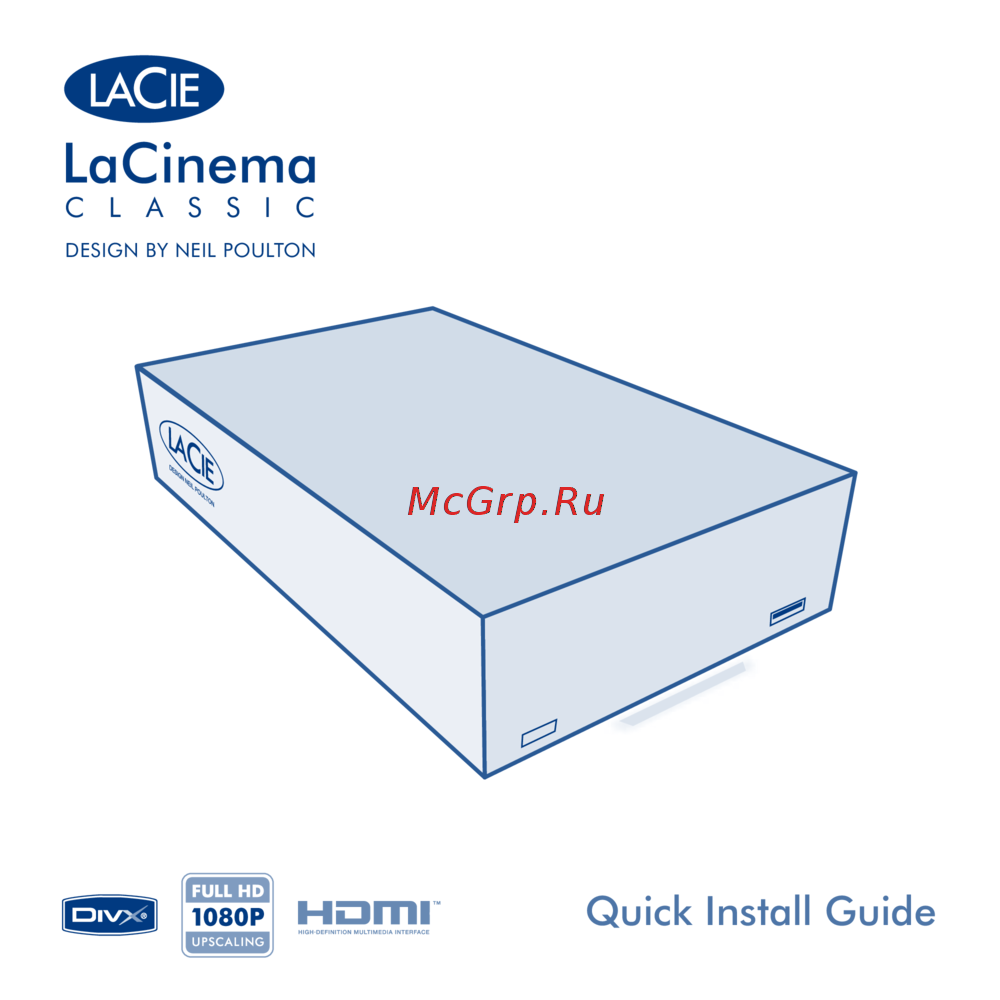 Lacie Classic 1Tb Инструкция по эксплуатации