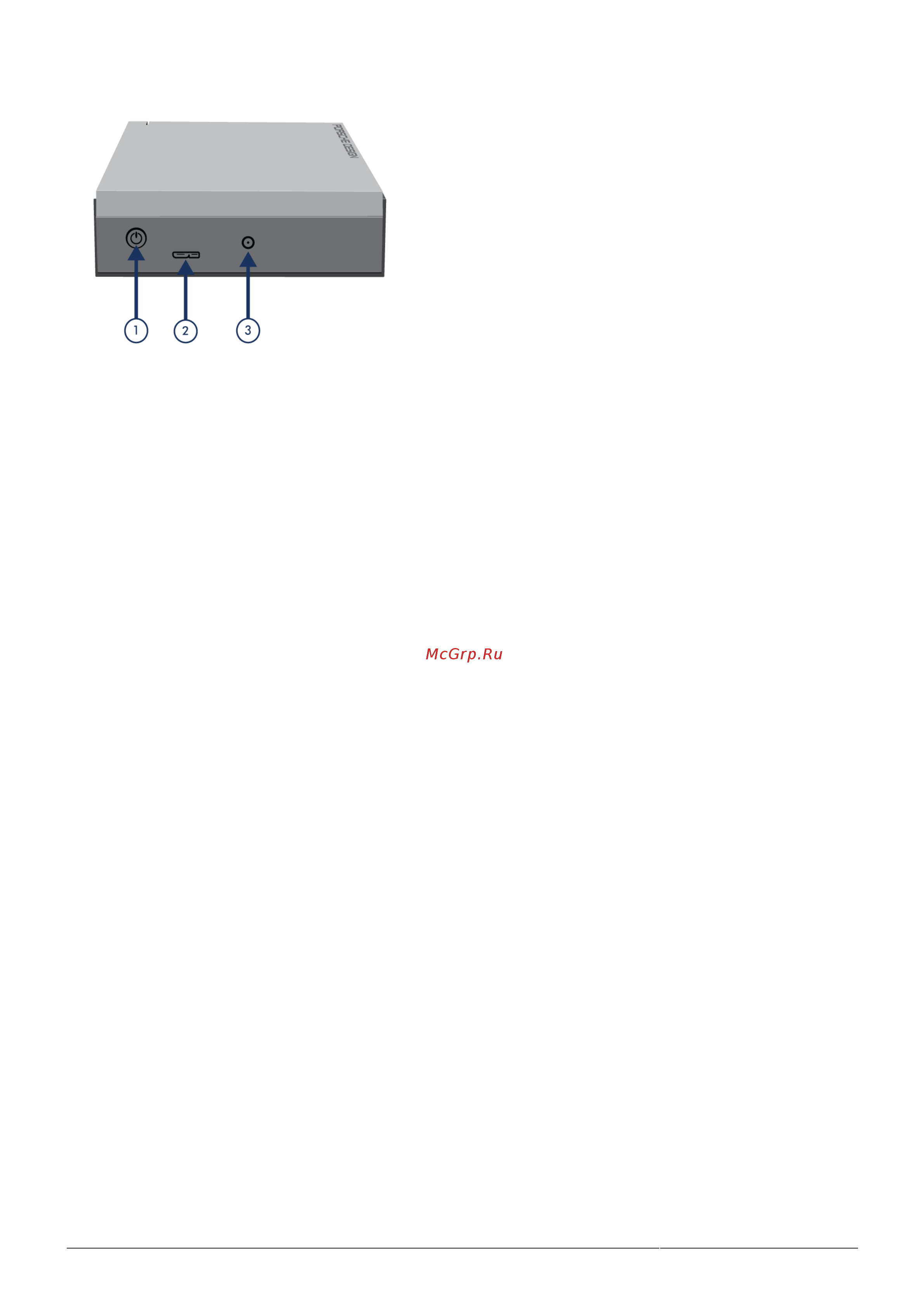Lacie Porsche Design Desktop Drive P9233 3TB (9000302) Инструкция по эксплуатации онлайн [3/4] 134573