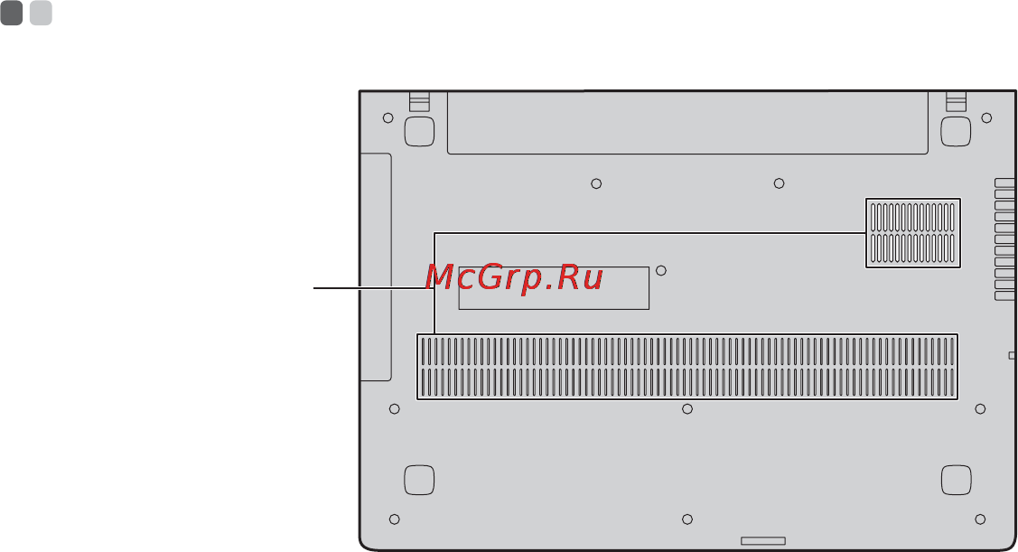 Lenovo Ideapad 100-15 (80MJ002ERK) [14/29] Вид снизу