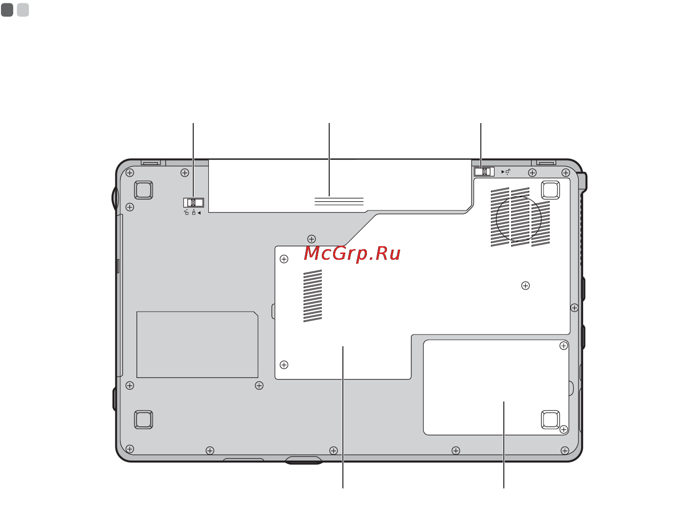 Lenovo 3000 G550 [15/112] Вид снизу