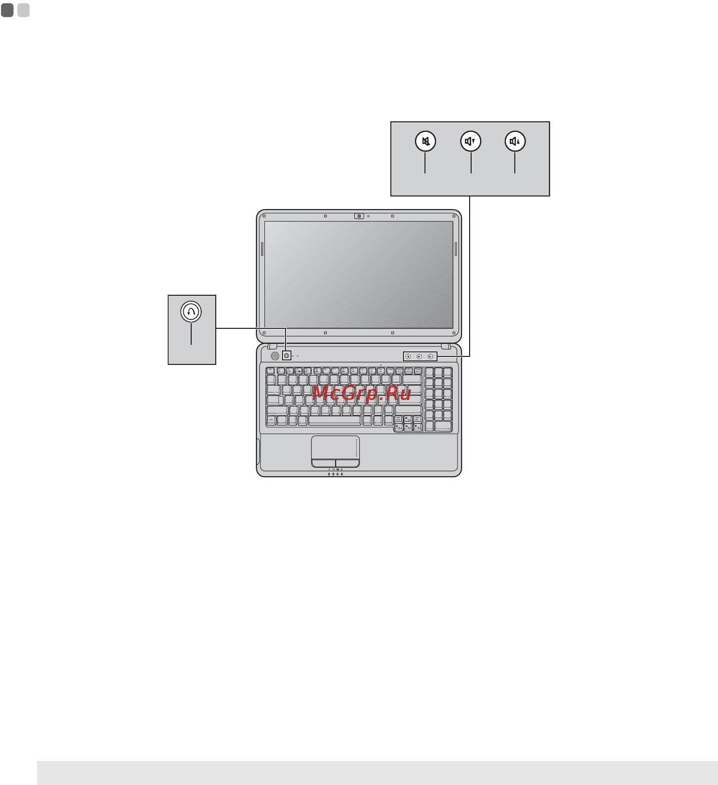 Lenovo 3000 G550 [23/112] Специальные клавиши и кнопки