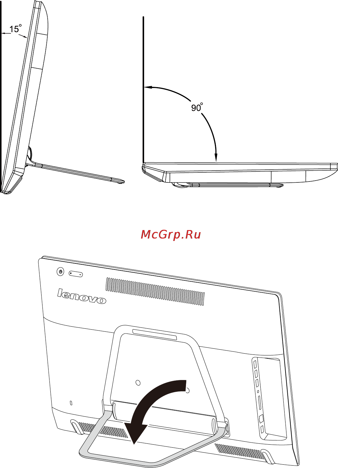 Lenovo IdeaCentre N300 (57328141) [10/21] Подставка компьютера