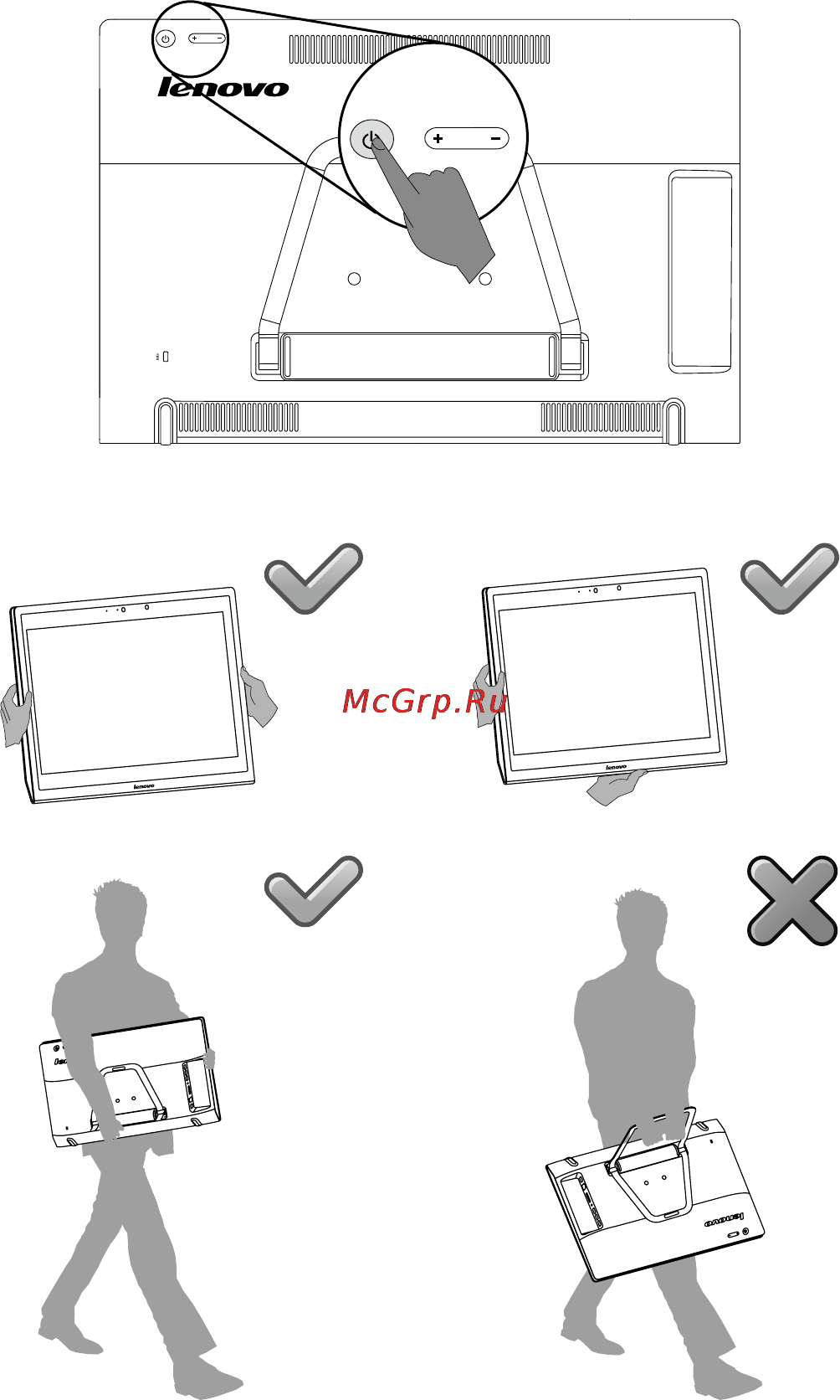 Lenovo IdeaCentre N300 (57328141) [12/21] Важная информация по использованию компьютера