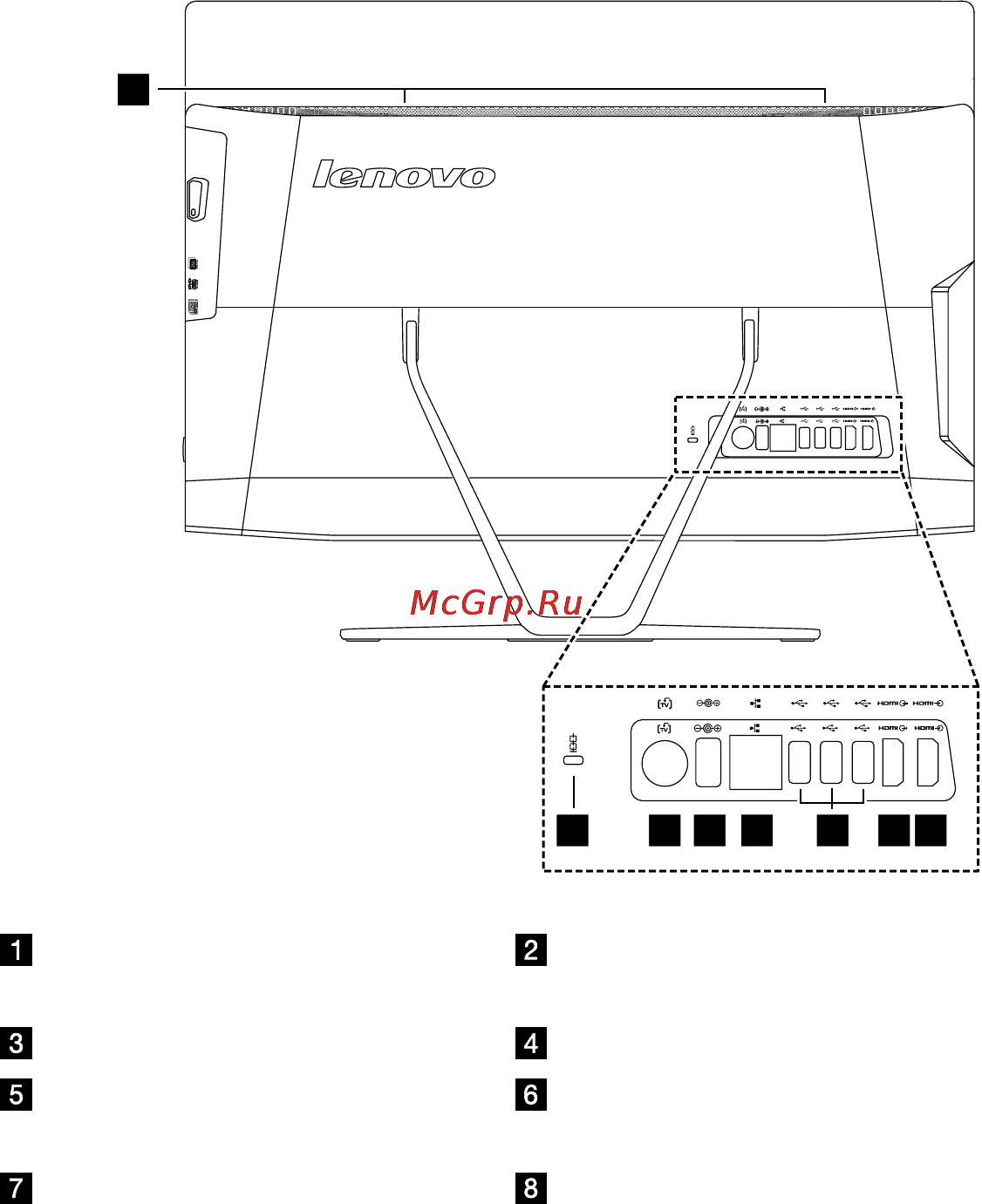 Lenovo IdeaCentre C50-30 (F0B100E2RK) Инструкция по эксплуатации онлайн [10/59] 134857