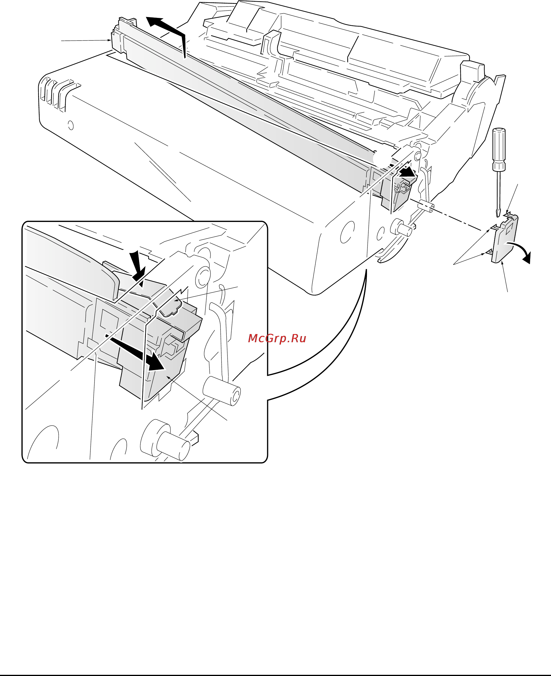 Kyocera FS-1000 Plus [105/163] 2 10 removing the main charger unit