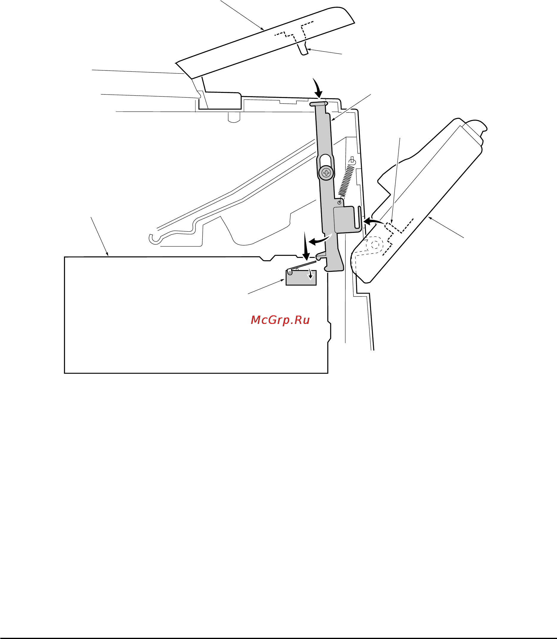 Kyocera FS-1000 Plus [73/163] Interlock switch