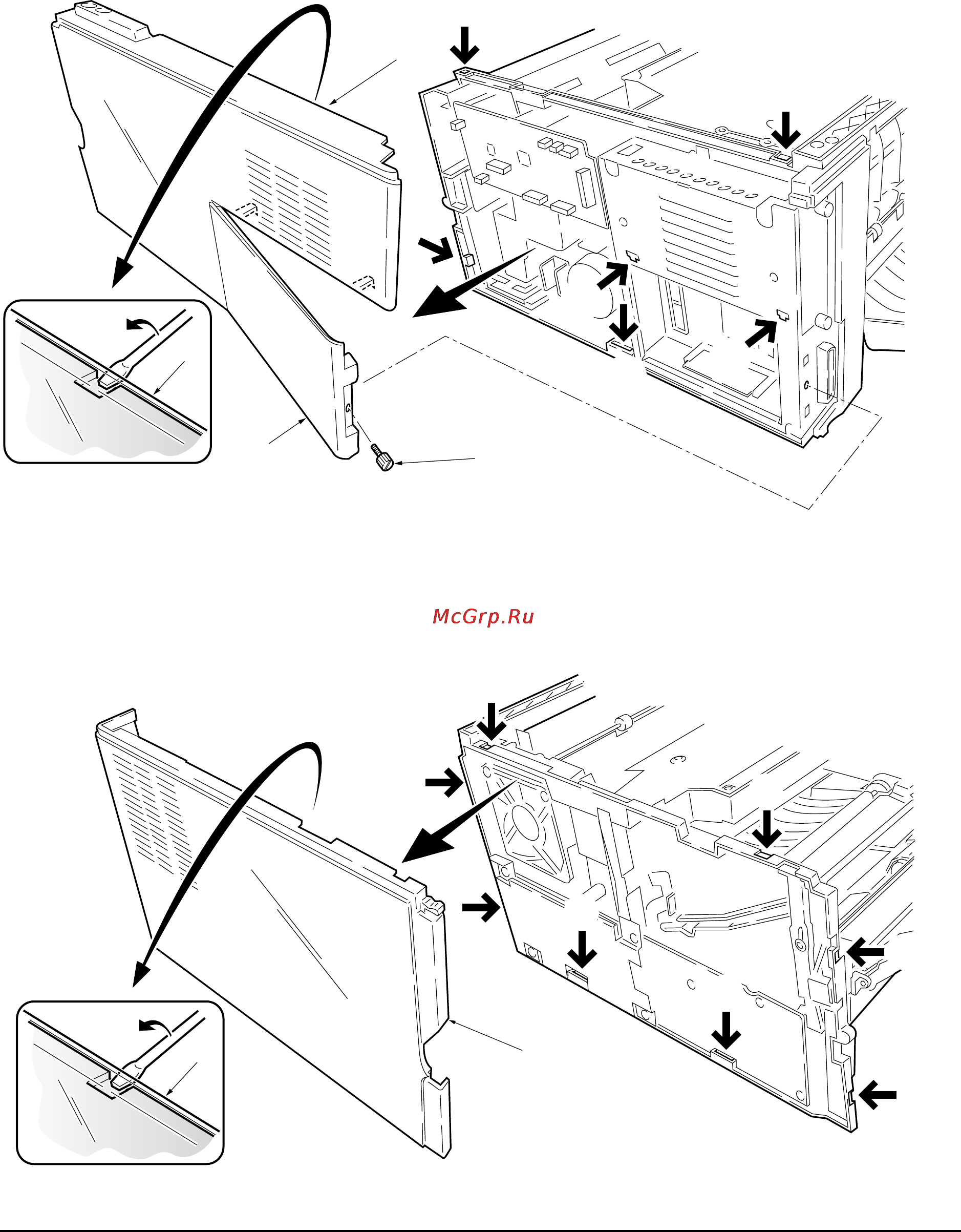 Kyocera FS-1000 Plus [79/163] 2 removing the right cover