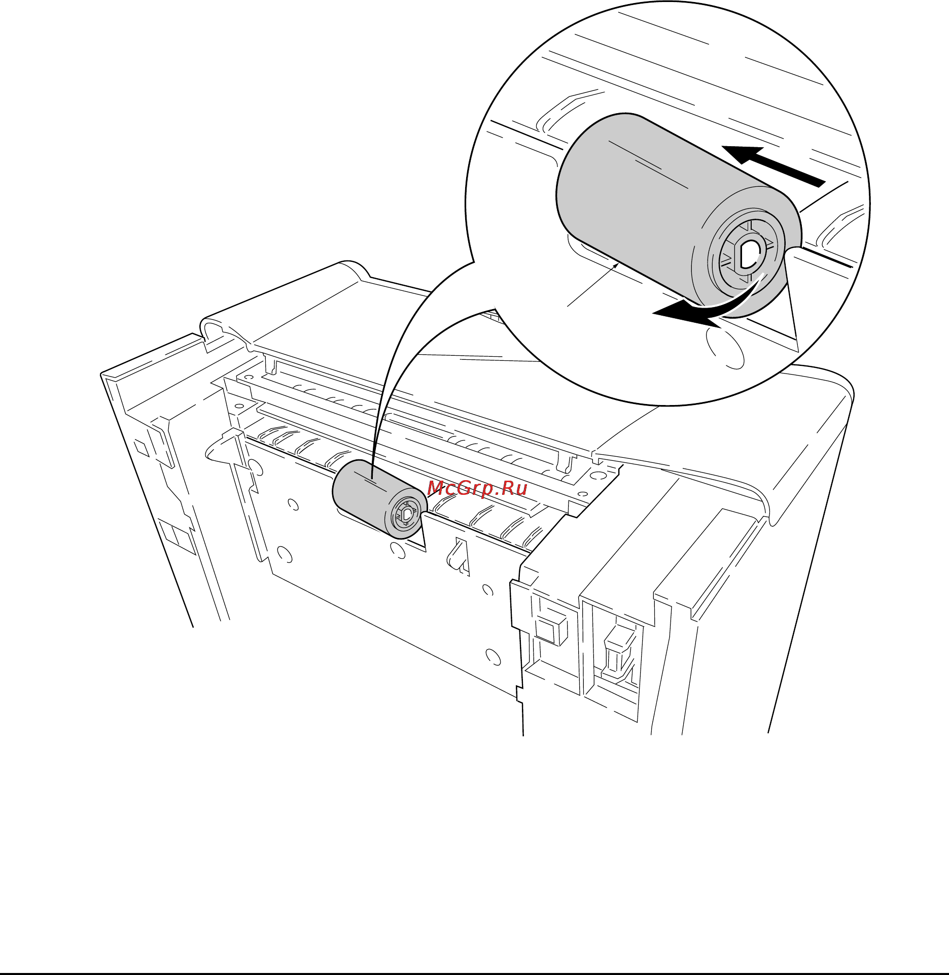 Kyocera FS-1000 Plus [80/163] 2 3 removing the feed roller