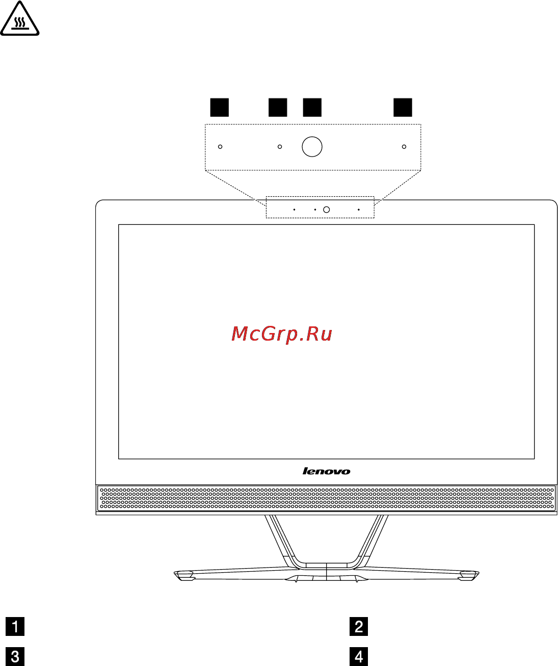 Lenovo C40-30 /F0B40061RK/ [7/61] Вид компьютера спереди