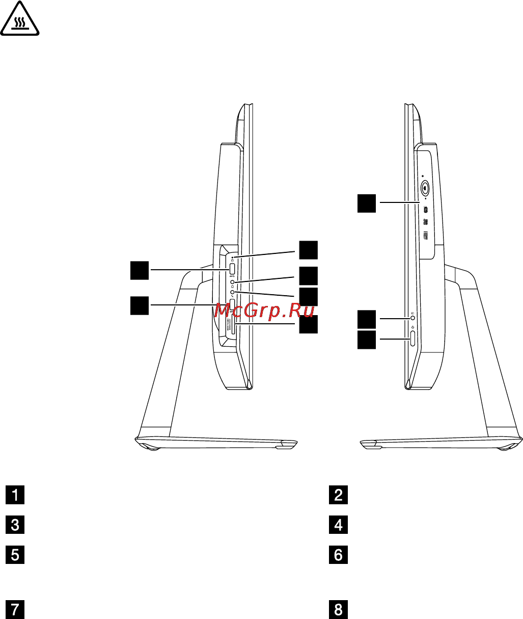 Lenovo C40-30 /F0B40061RK/ [8/61] Вид компьютера слева и справа