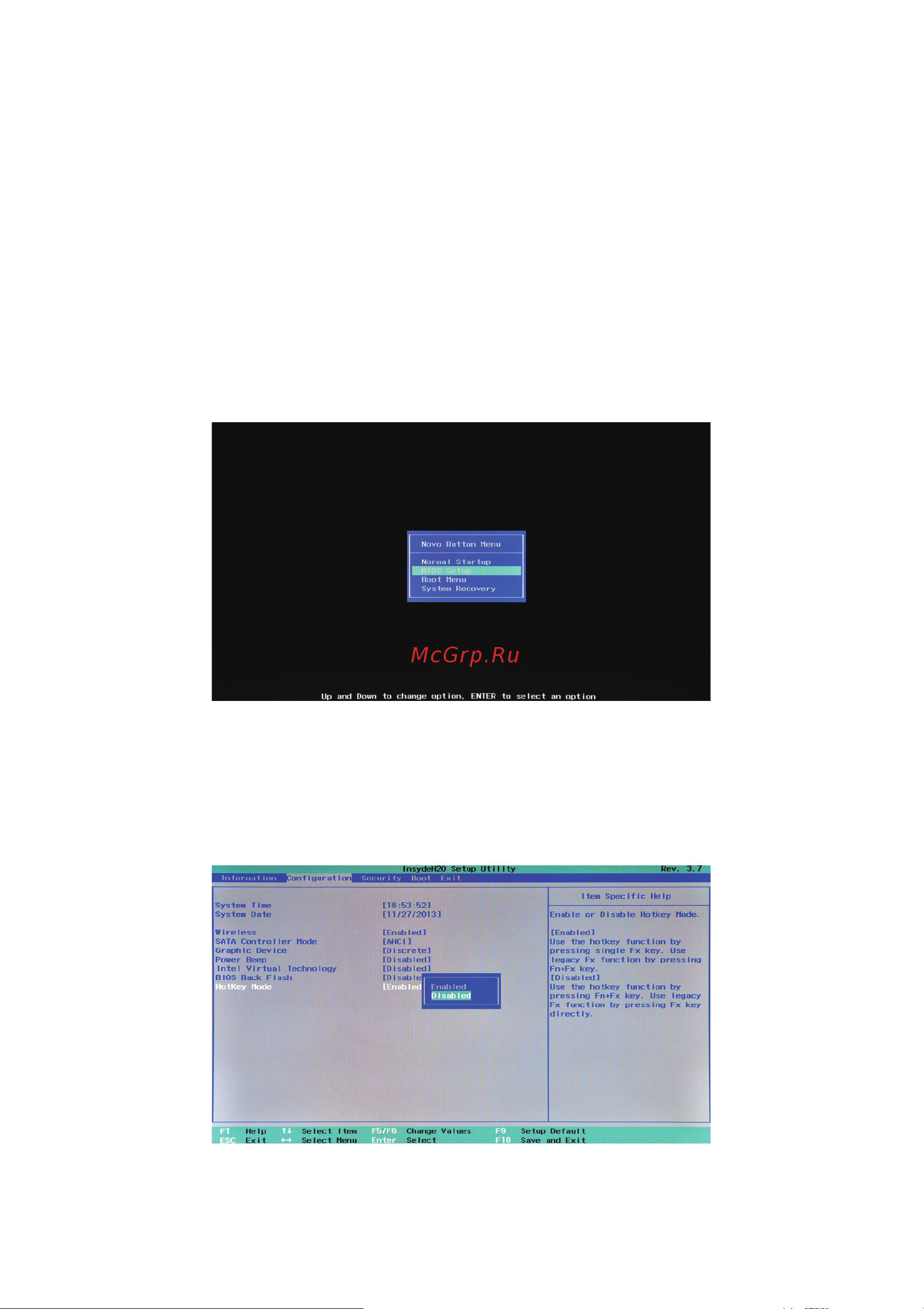 Lenovo ideapad z5070, 59-436364 [13/65] Настройка режима горячих клавиш