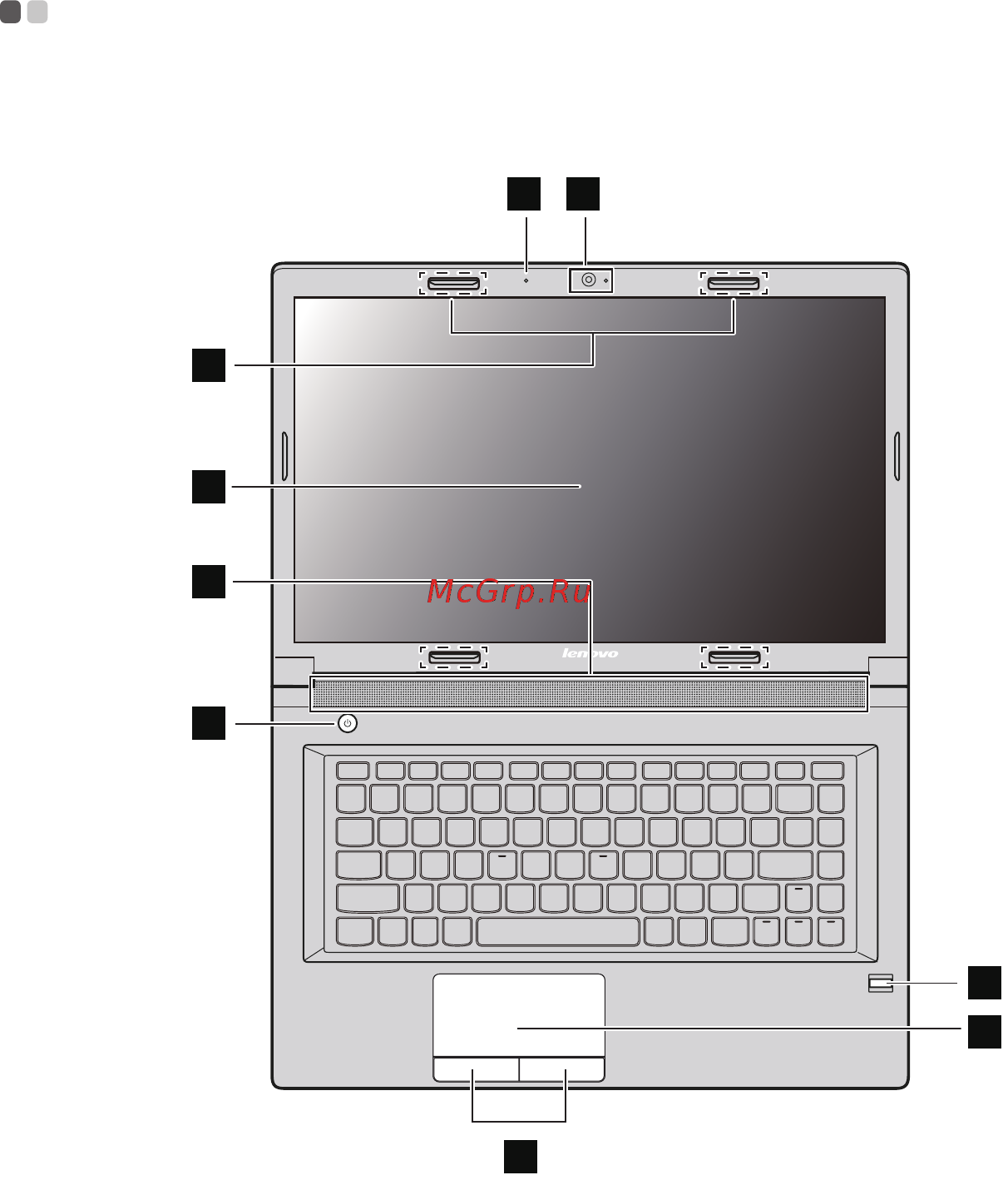 Lenovo IdeaPad B5070 (59417816) [7/52] Вид сверху