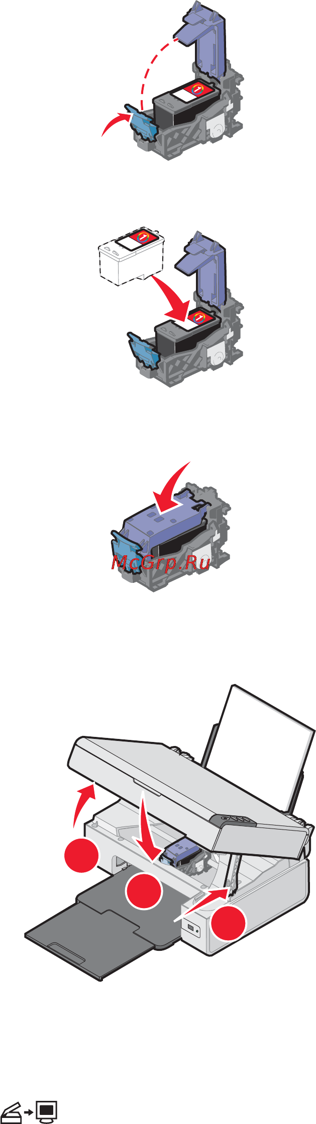 Lexmark X2470 Инструкция по эксплуатации онлайн [45/74] 135047