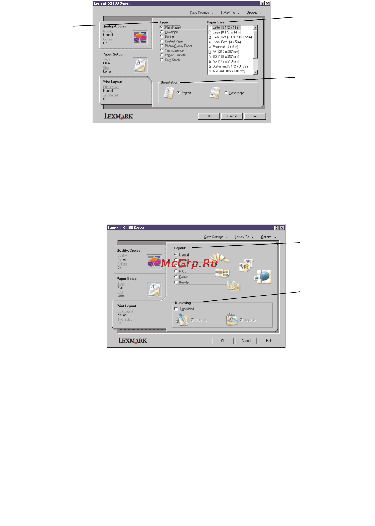 Lexmark X1180 Инструкция по эксплуатации онлайн [16/35] 135052