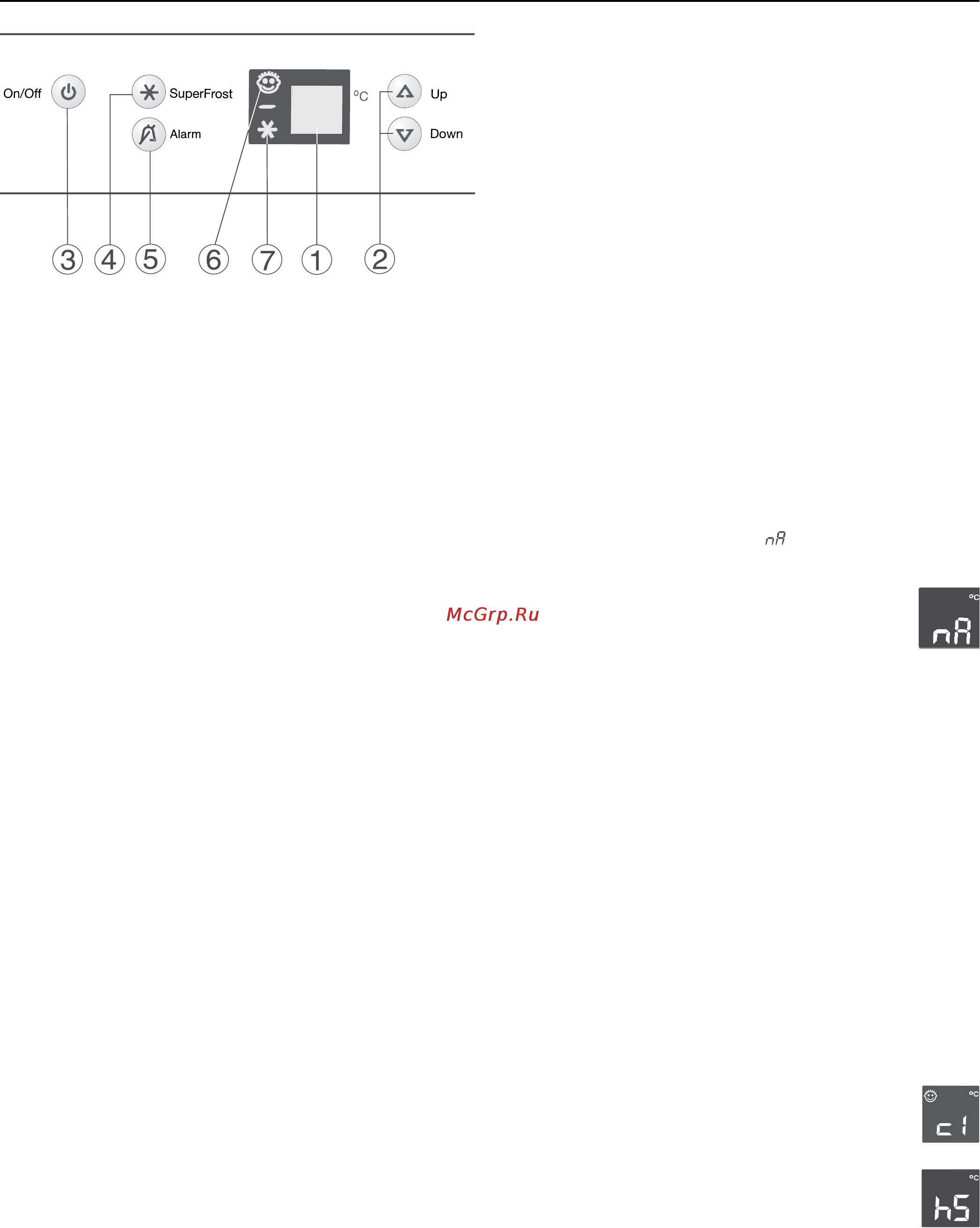 Liebherr GN1056-21 [5/9] Дополнительные функции