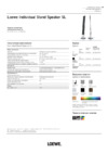 Loewe Individual Stand Speaker SL 69204U10 White Инструкция по эксплуатации