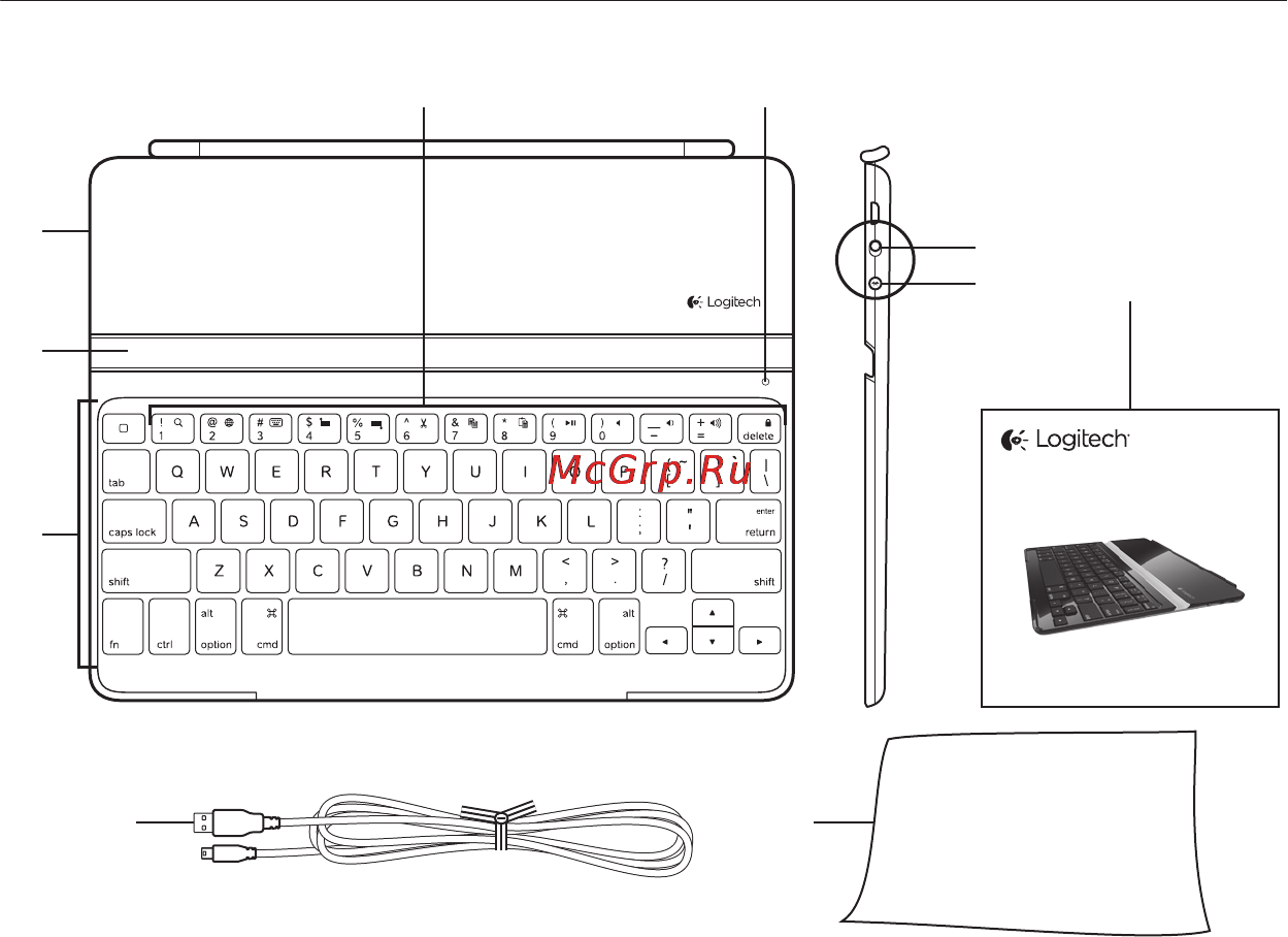 Logitech Ultrathin Keyboard Cover (920-004236) [2/10] Знакомство с продуктом